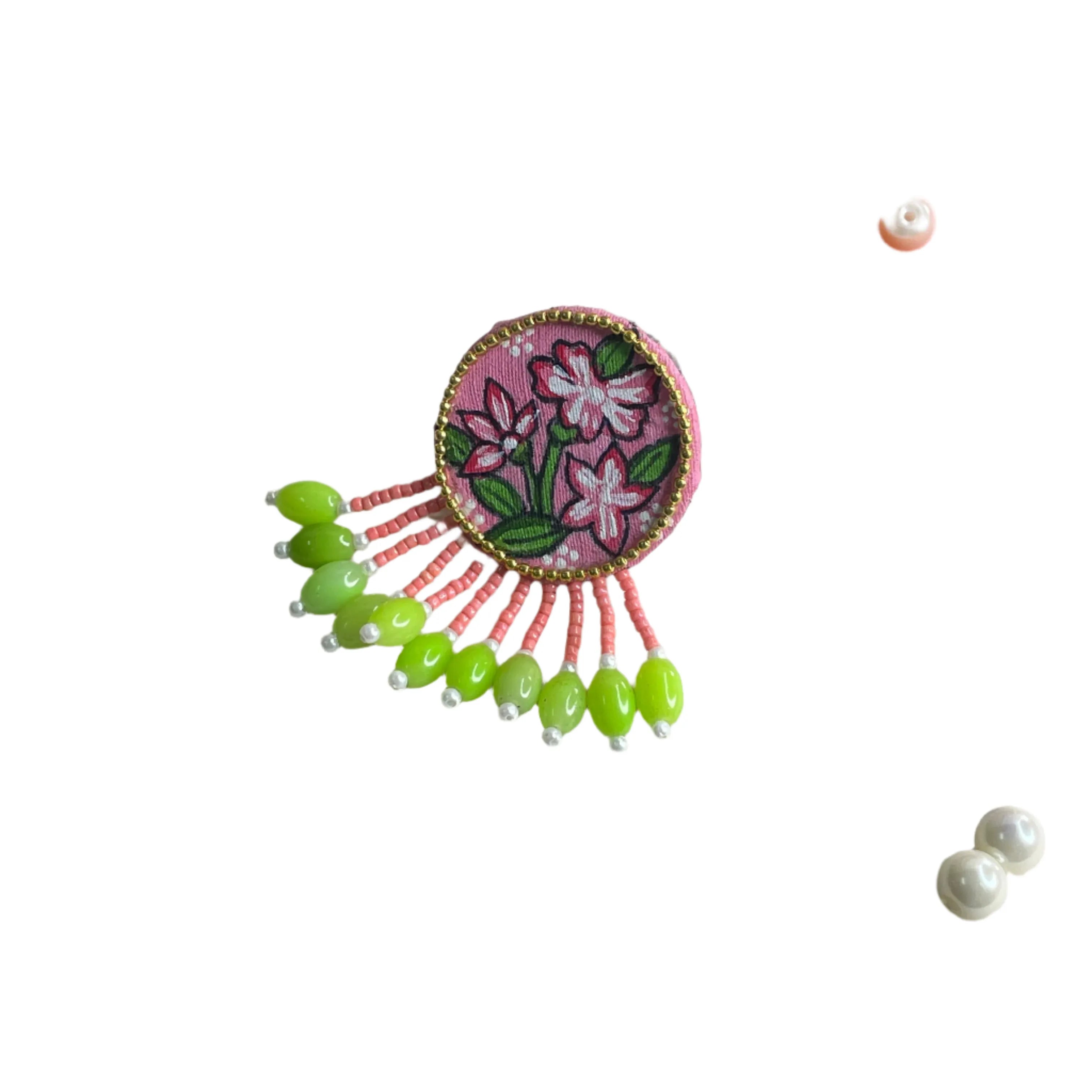 Shell Classic Multi Color Hand Painted (Ring) HP-RG-008 - KHOJ.CITY