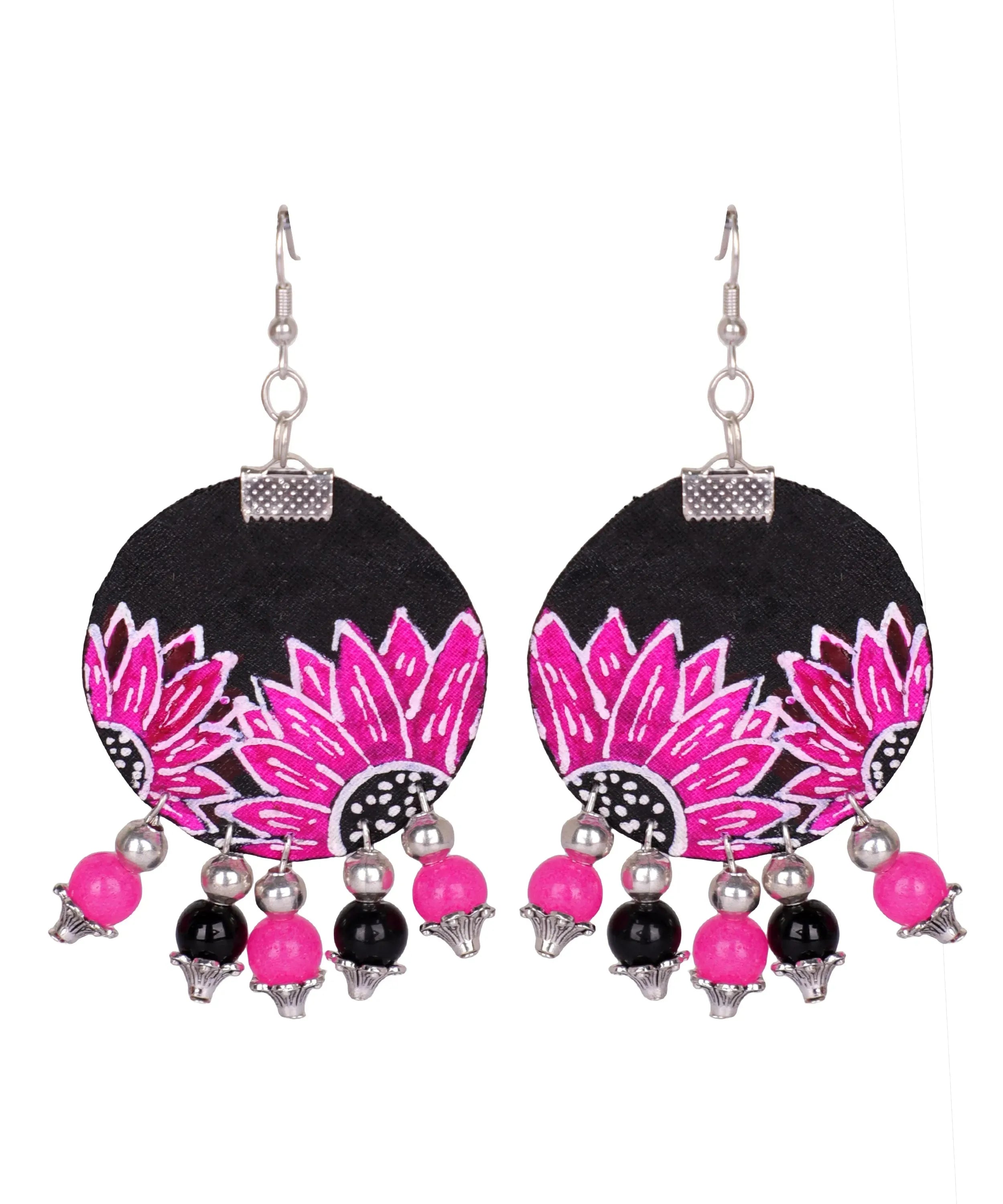 Surajmukhi Classic Multi Color Hand Painted (Earring) HP-ER-268 - KHOJ.CITY