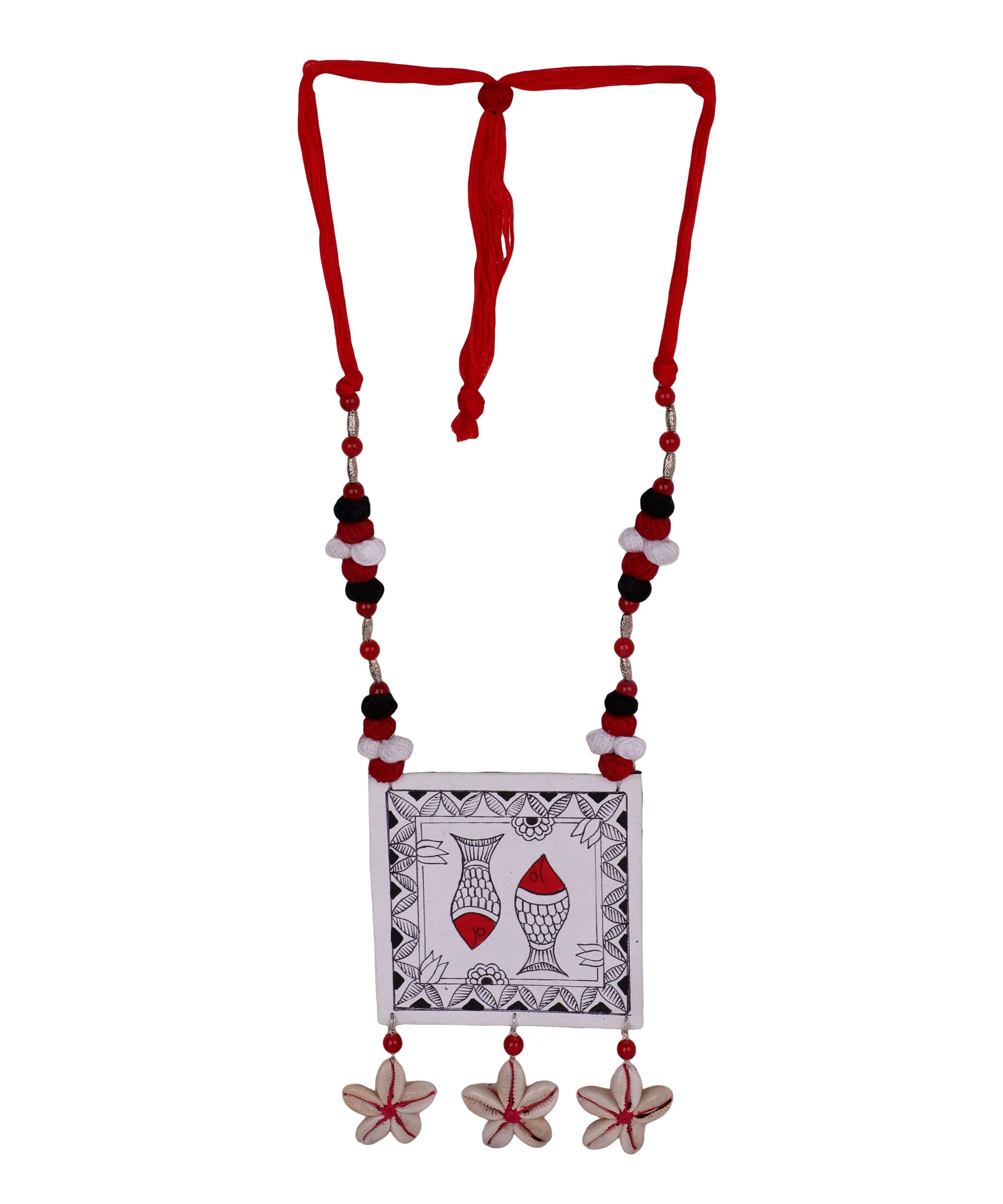 Surmayi Classic Multi Color Hand Painted (Necklace) HP-NP-102 - KHOJ.CITY
