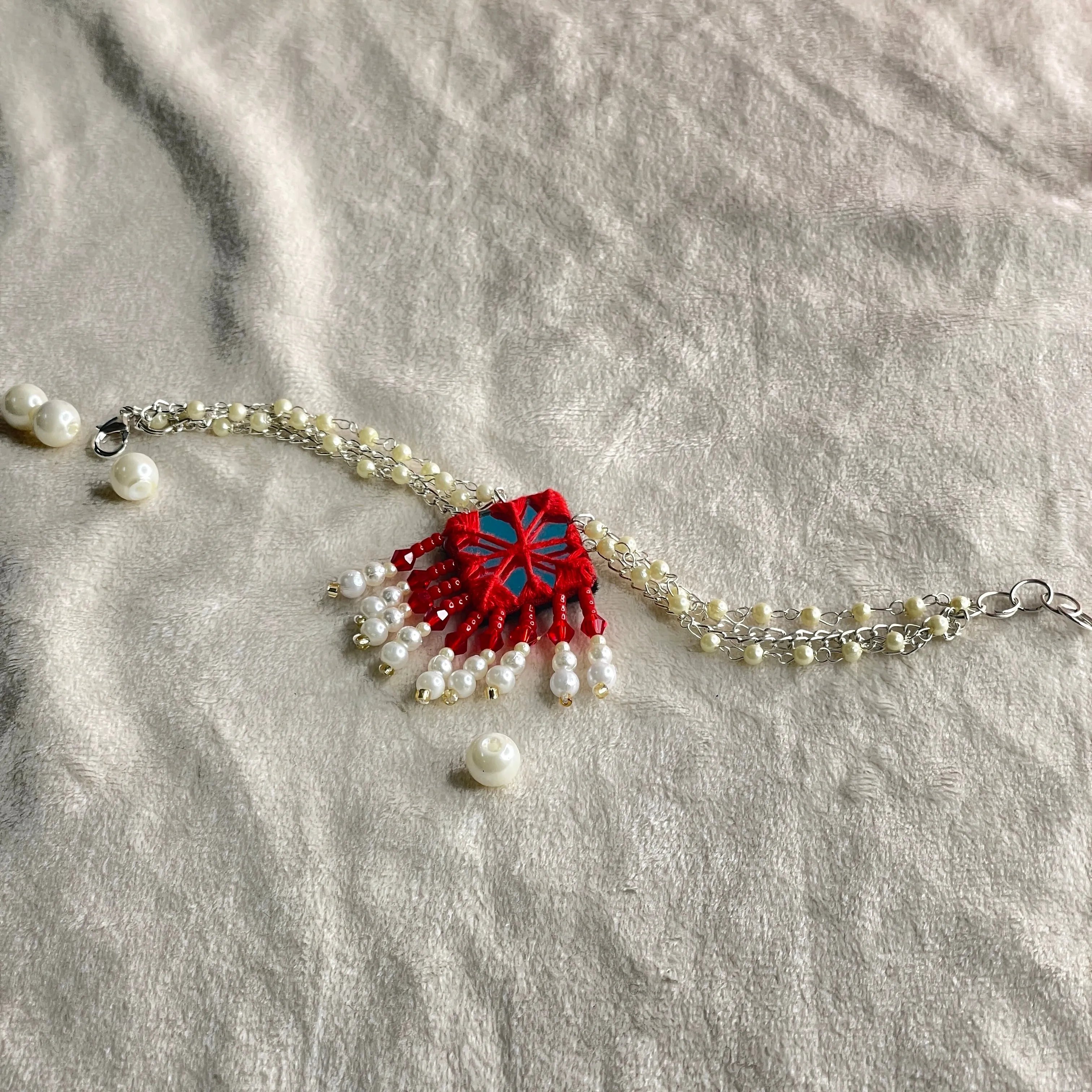 Raani Mirror Traditional Multi Color Handmade (Bracelet) HM-BR-008 - KHOJ.CITY