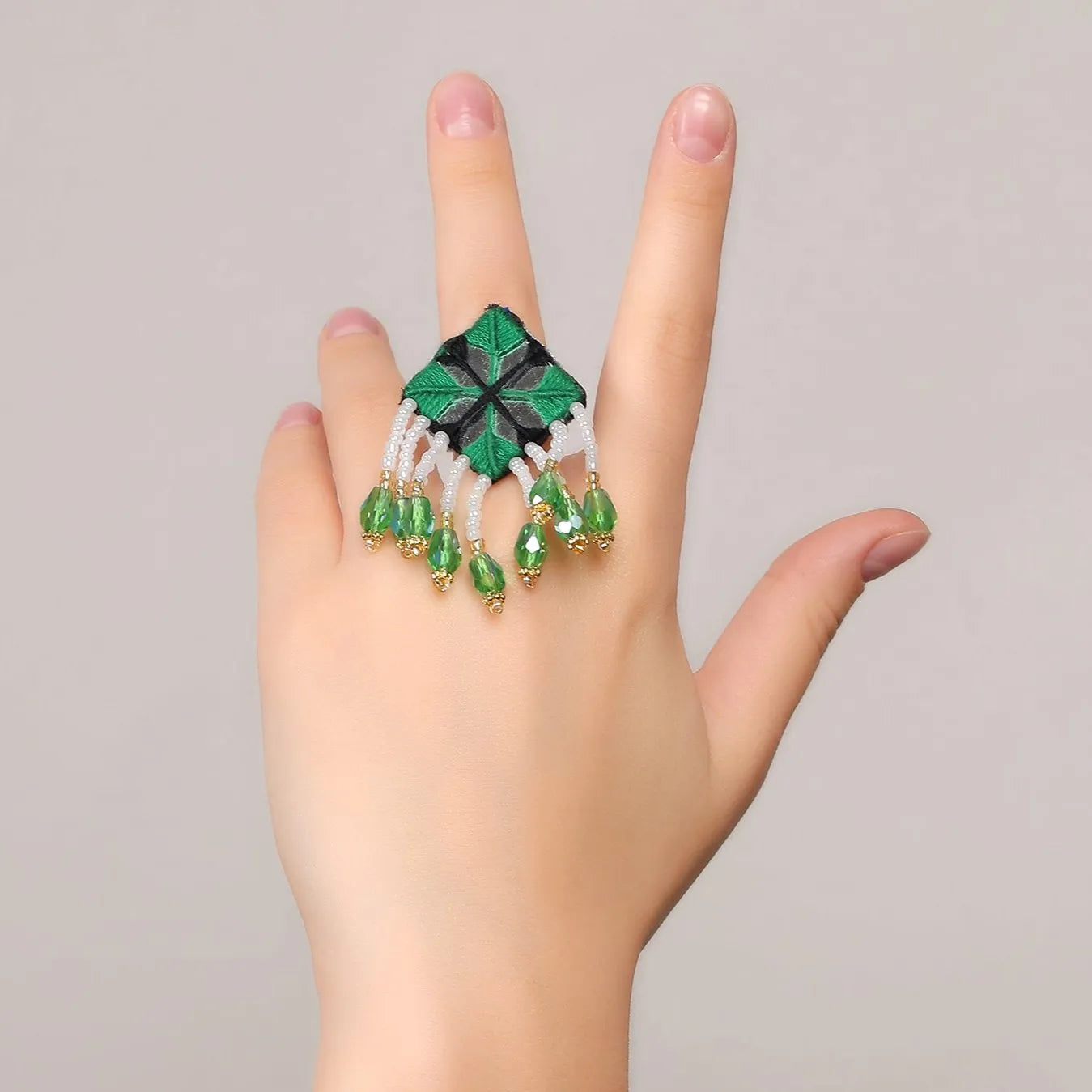 Vajra Classic Multi Color Handmade (Ring) HM-RG-003 - KHOJ.CITY