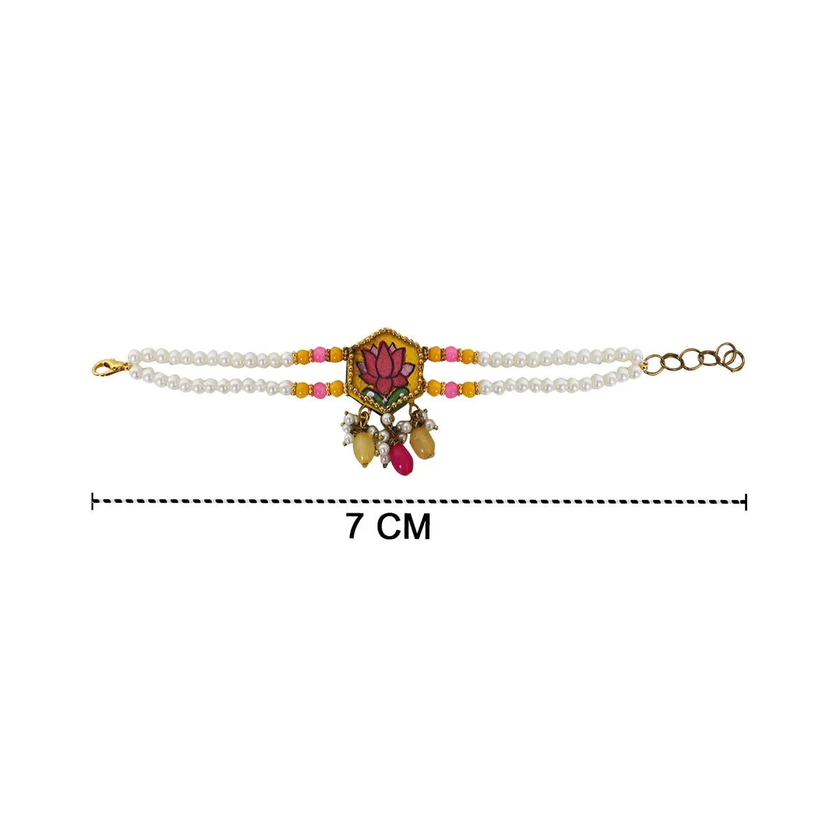 Lily Classic Multi Color Hand Painted (Bracelet) HP - BR - KHOJ.CITY