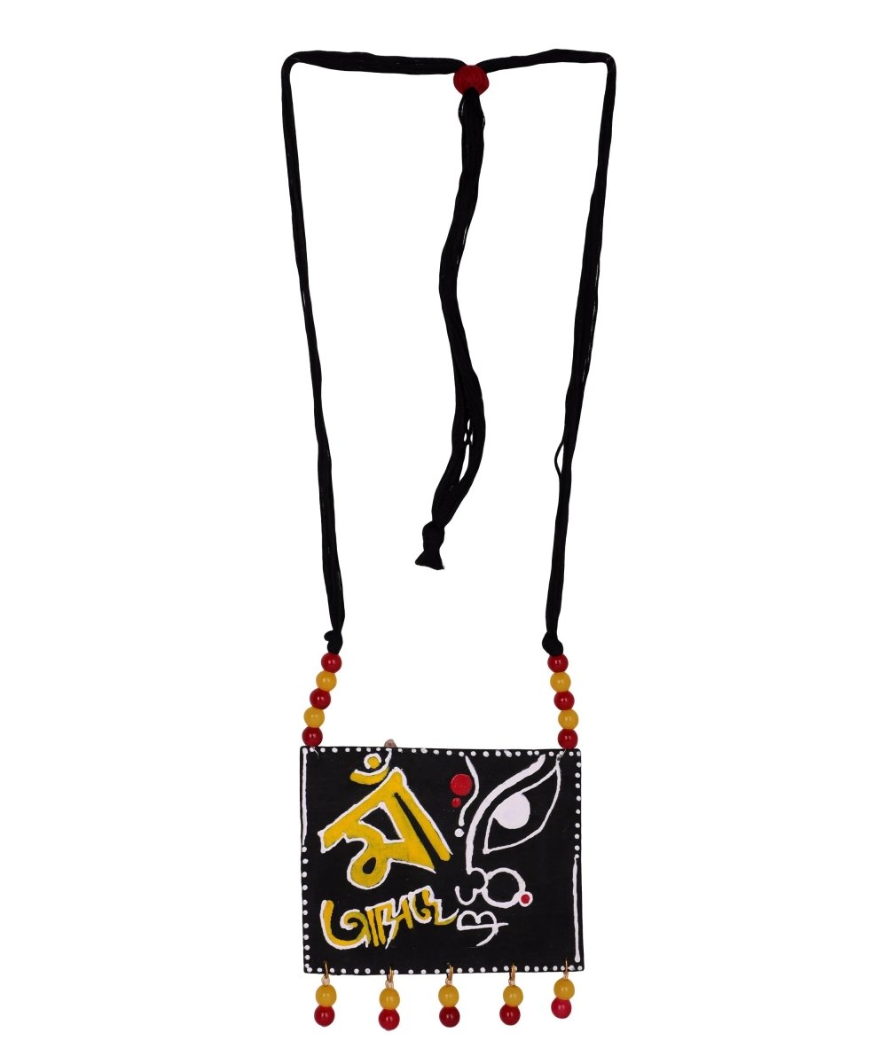 Maa Classic Multi Color Hand Painted (Necklace) HP - NP - 057 - KHOJ.CITY