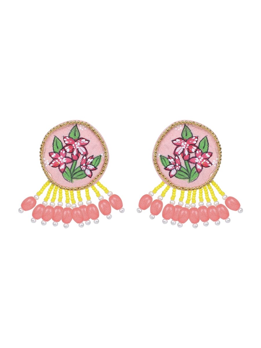 Mini Classic Multi Color Hand Painted Stud (Earrings) HP - ER - 112 - KHOJ.CITY