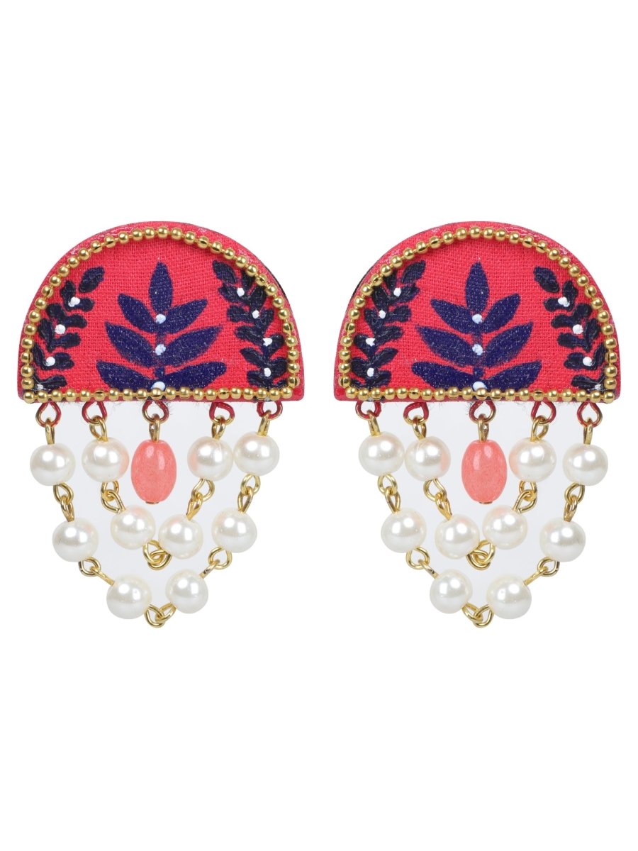 Mini Classic Multi Color Hand Painted Stud (Earrings) HP - ER - 130 - KHOJ.CITY
