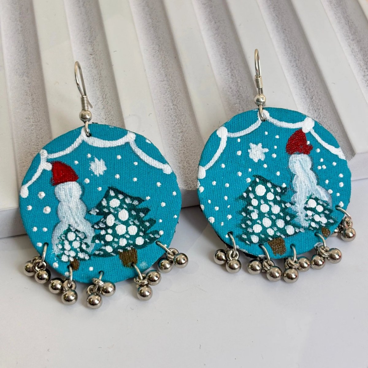 Mini Classic Multi Color Hand Painted Stud (Earrings) HP - ER - 228 - KHOJ.CITY