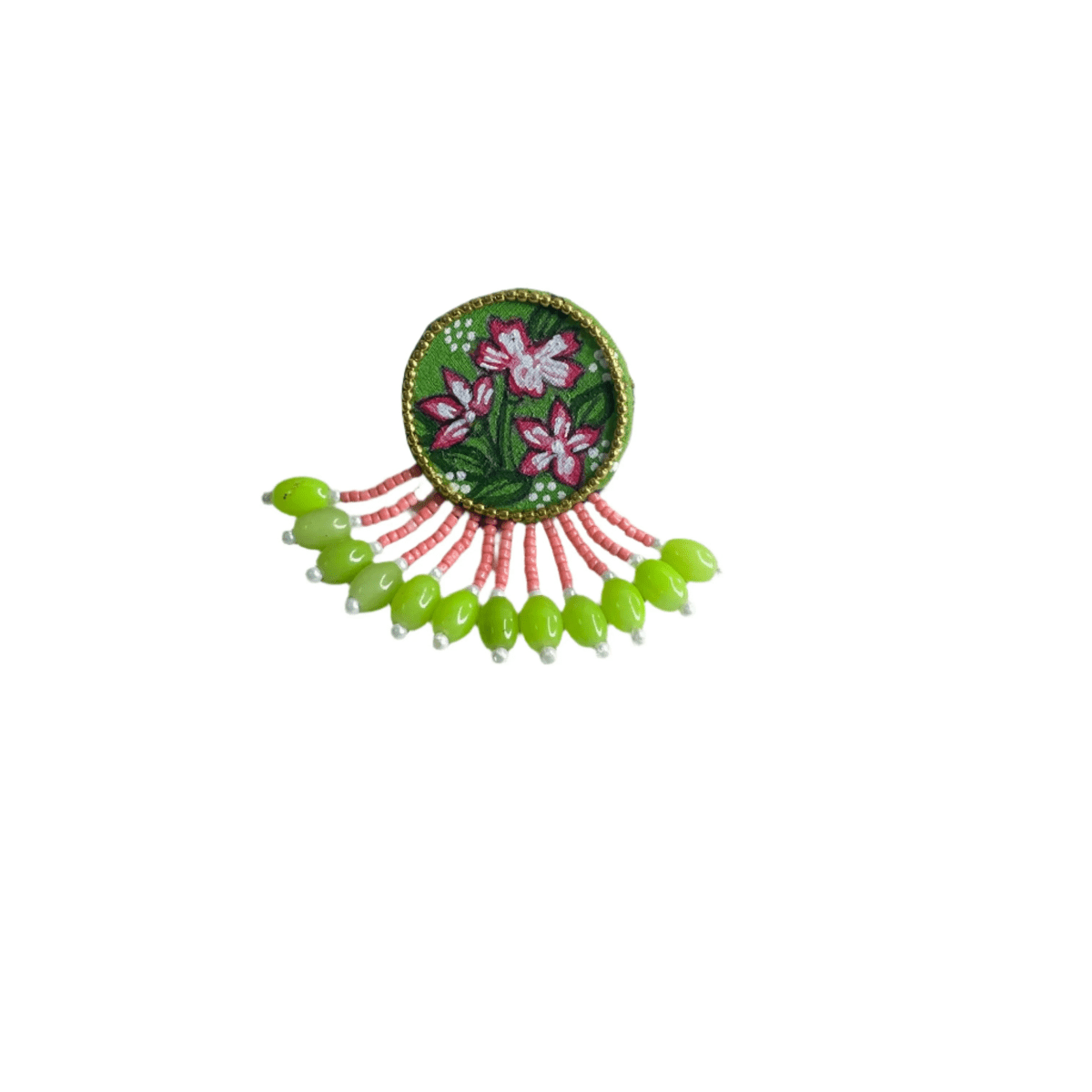 Minty Classic Multi Color Hand Painted (Ring) HP - RG - 010 - KHOJ.CITY