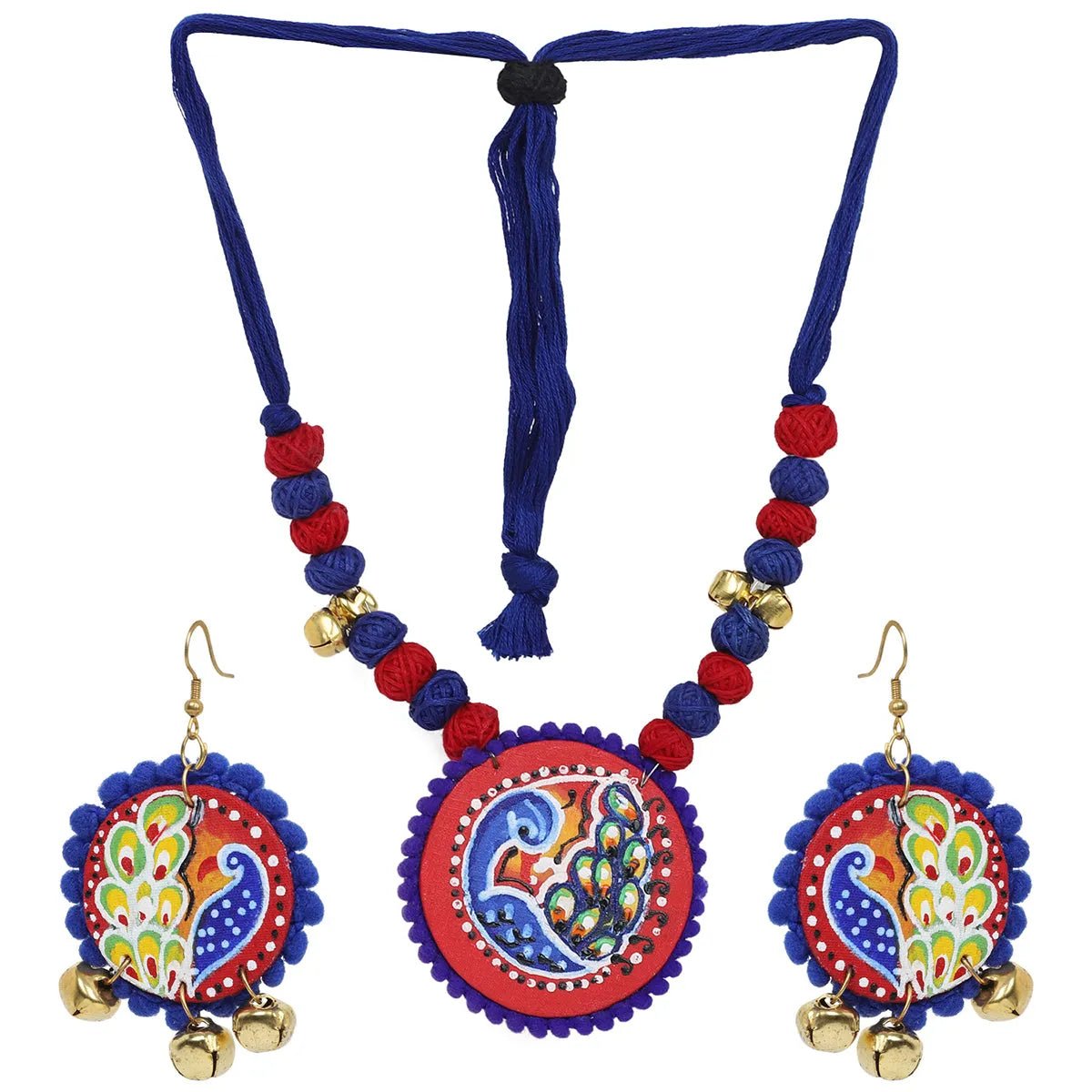 Mohana Classic Multi Color Handmade (Necklace set) HP - NP - KHOJ.CITY