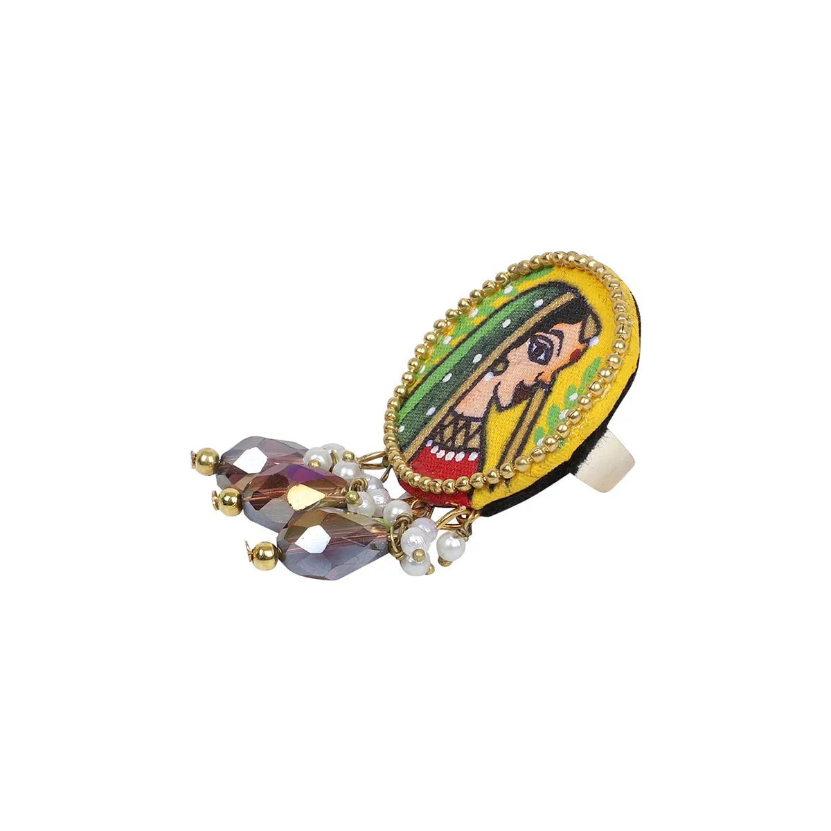 Nayana Haldi Classic Multi Color Handmade (Ring) HM - RG - KHOJ.CITY