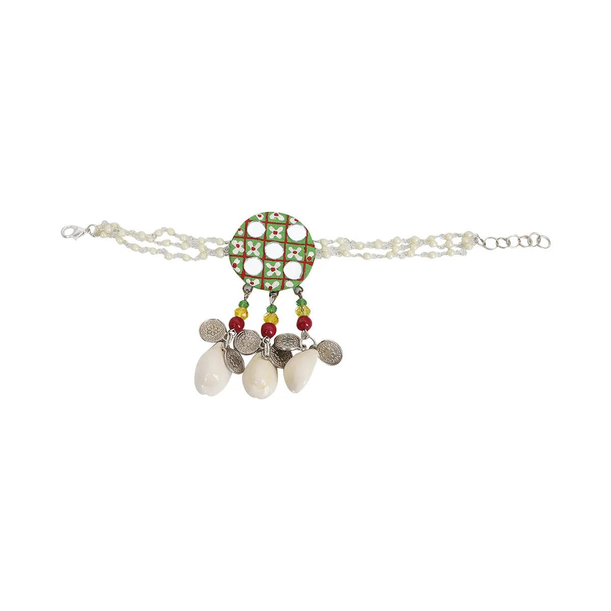 Olive Classic Multi Color Handmade (Bracelet) HM - BR - 024 - KHOJ.CITY