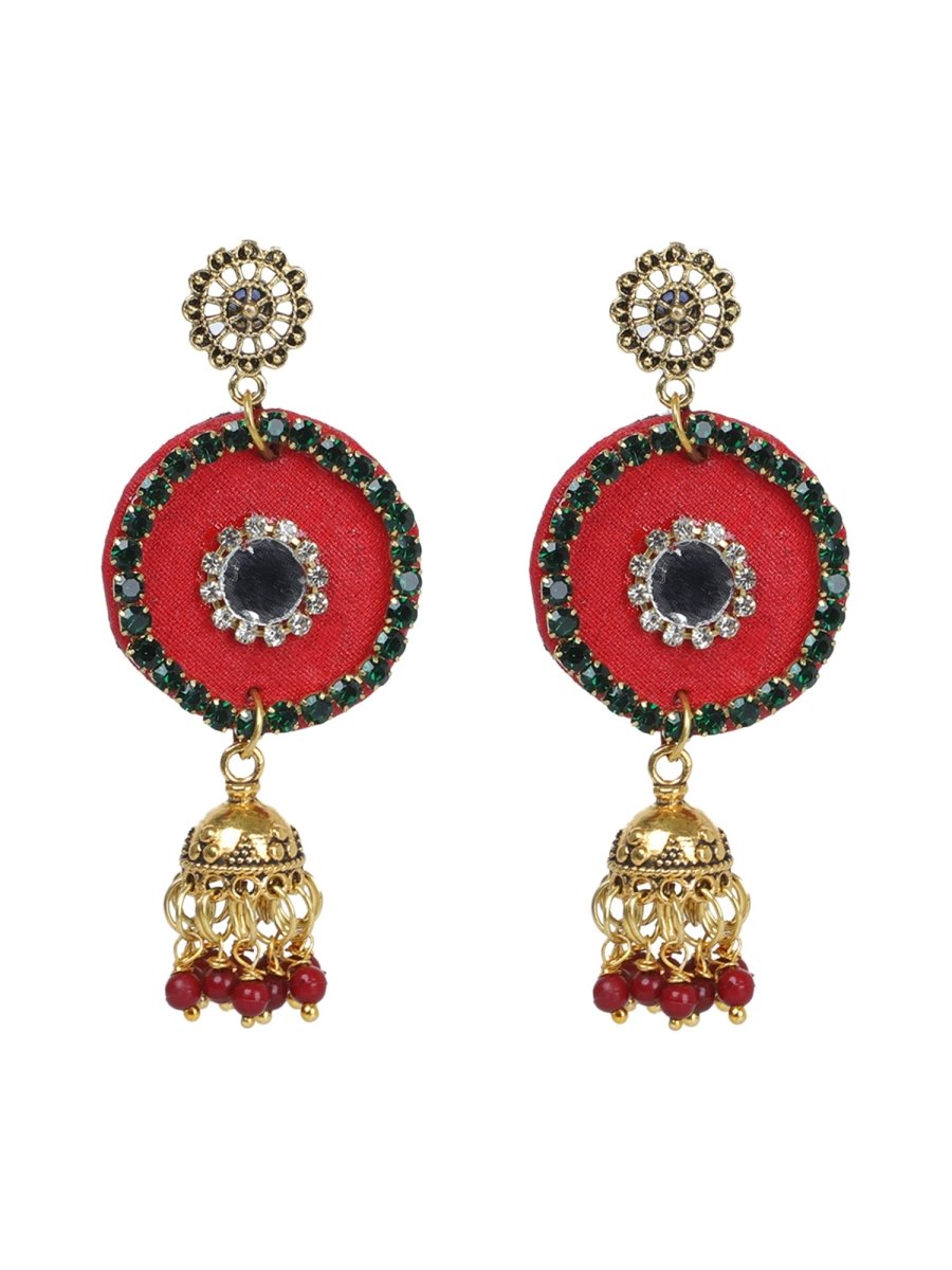 Oxidised Charms Multi Color Handmade Drop (Earrings) HM - ER - 021 - KHOJ.CITY