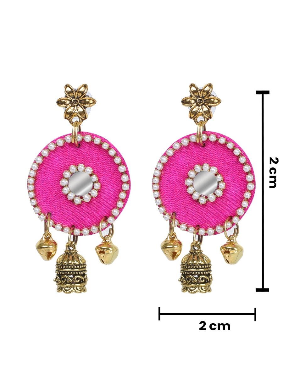 Oxidised Charms Multi Color Handmade Drop (Earrings) HM - ER - 033 - KHOJ.CITY