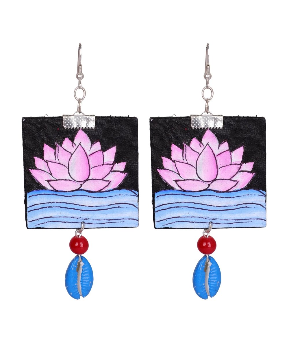 Padmavati Classic Multi Color Hand Painted (Earring) HP - ER - 266 - KHOJ.CITY