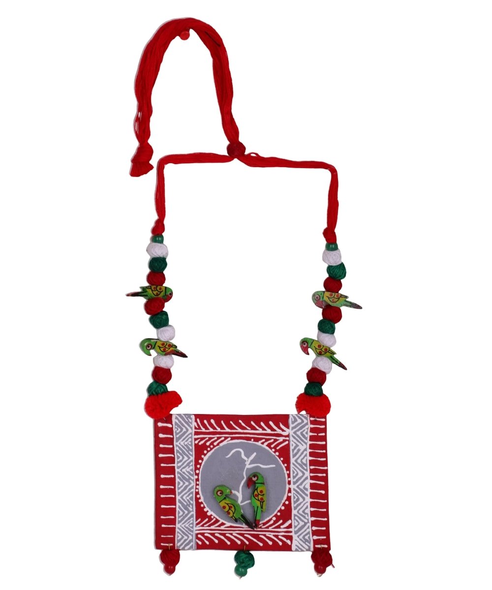 Premleela Classic Multi Color Hand Painted (Necklace) HP - NP - 085 - KHOJ.CITY