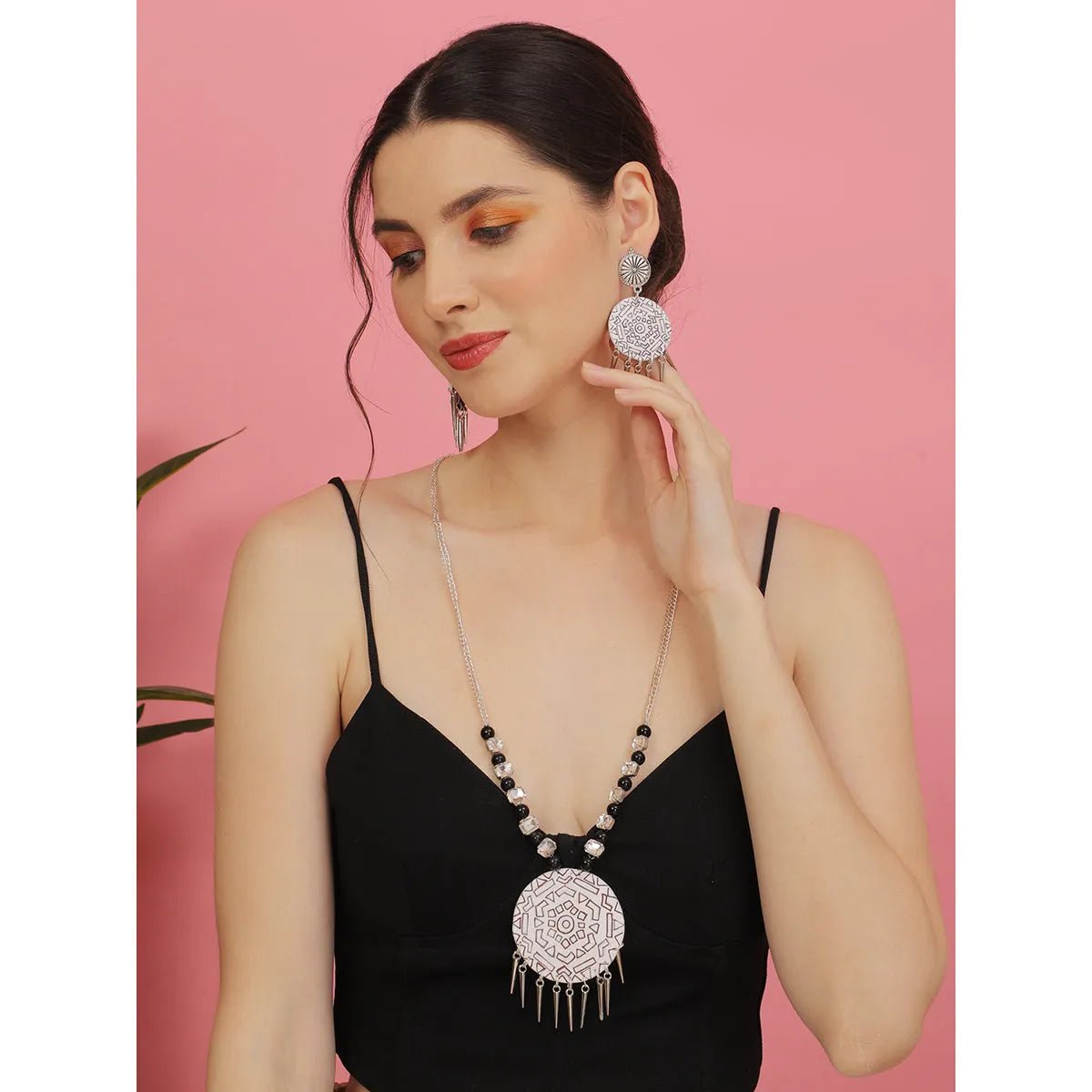 Raas Classic Multi Color Hand Painted (Necklace Set) HP - NP - KHOJ.CITY