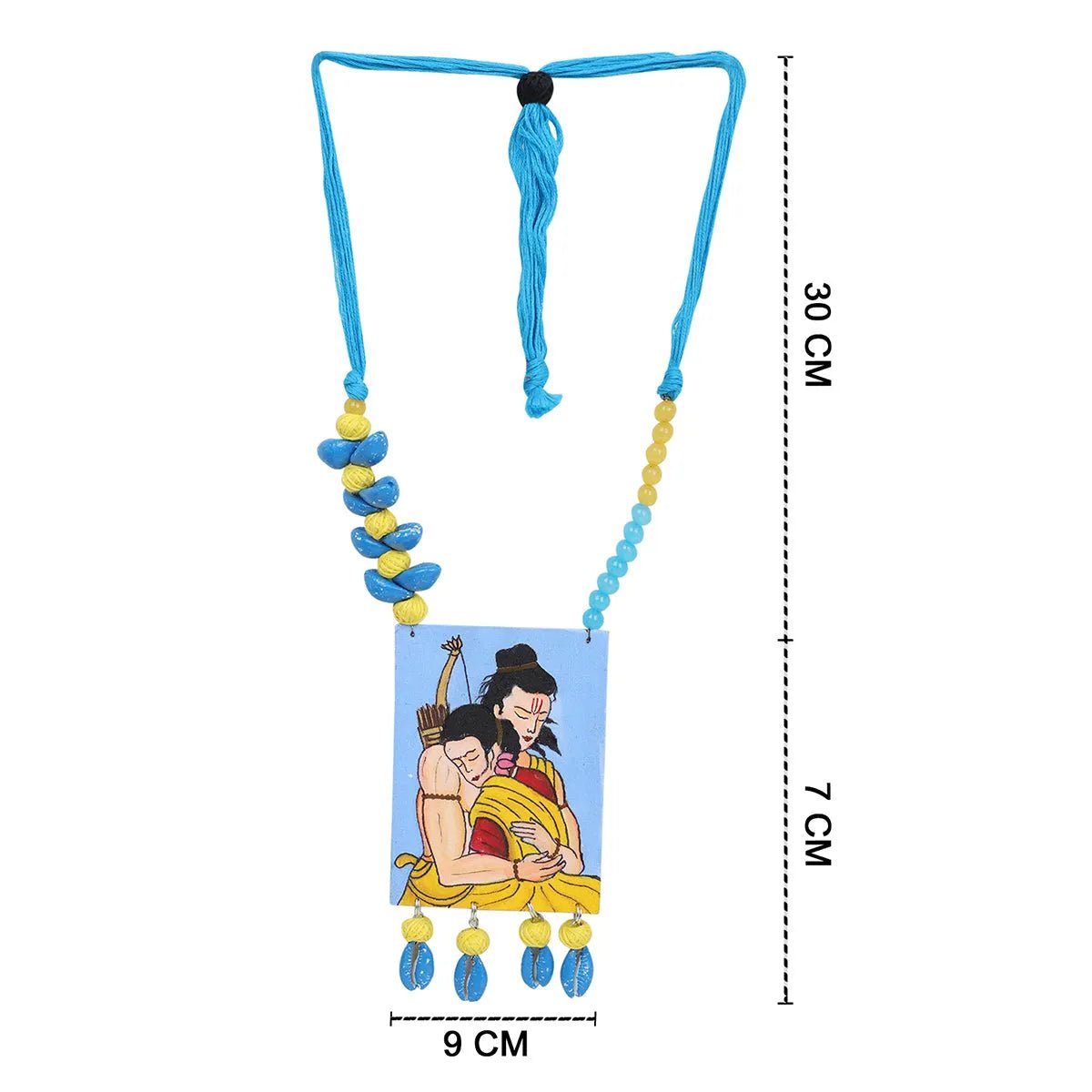 Ram Janaki Traditional Multi Color Hand Painted (Necklace) HP - NP - 100 - KHOJ.CITY