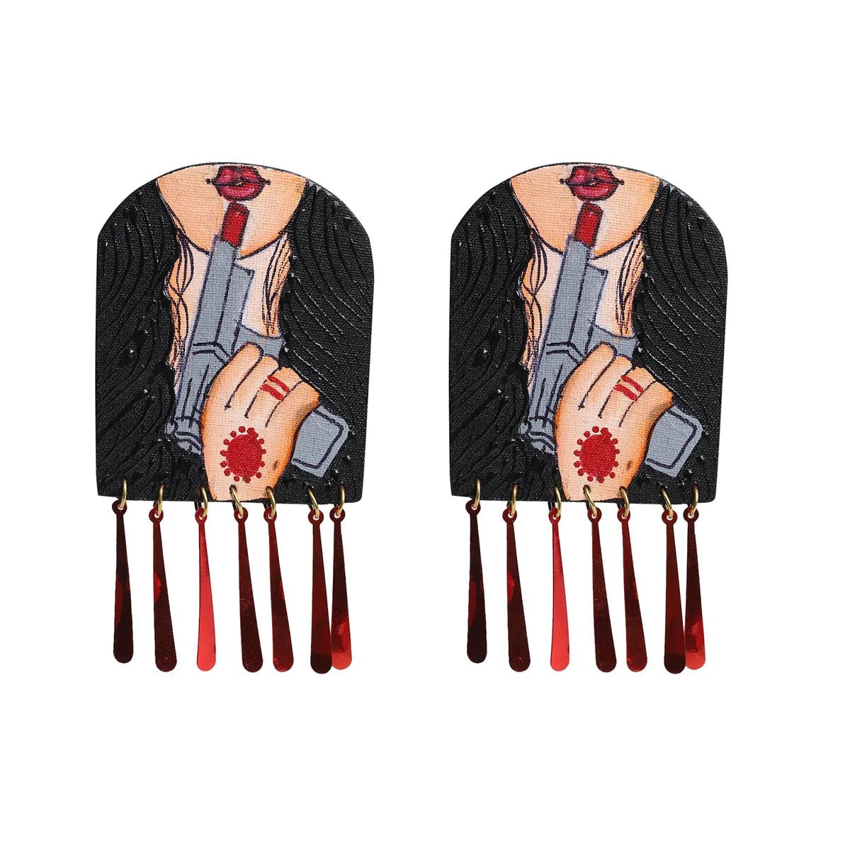 Revolver Rani Urban Naari Bohemian Multi Color Hand Painted (Necklace set) HP - NP - KHOJ.CITY