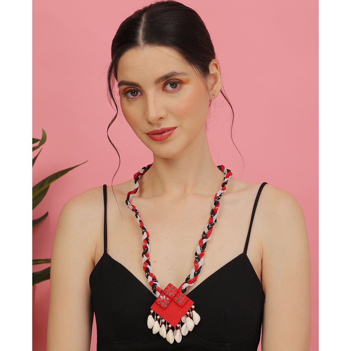 Ruby Classic Multi Color Handmade (Necklace Set) - 222 - KHOJ.CITY