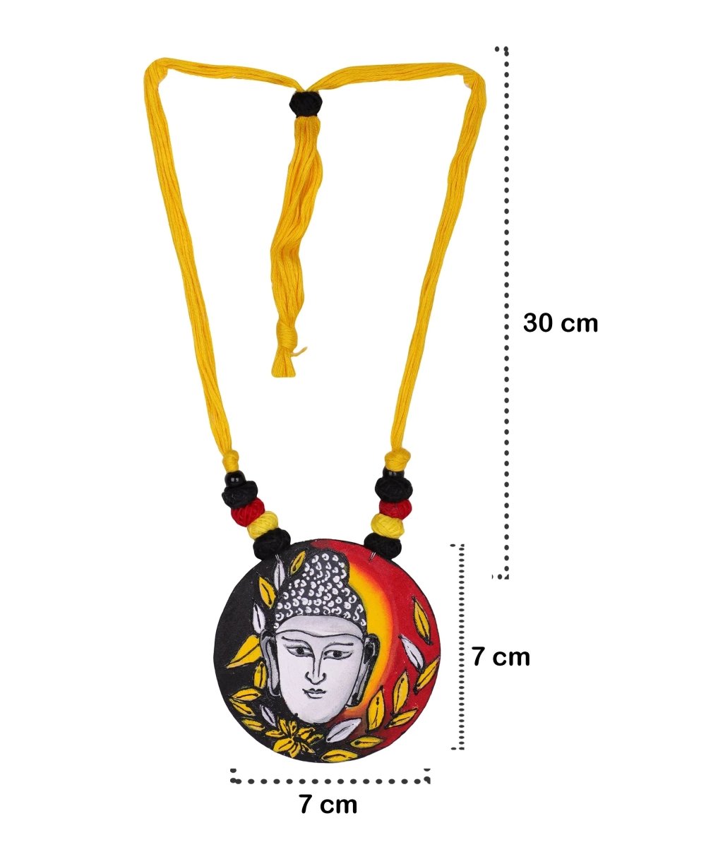 Siddhartha Traditional Multi Color Hand Painted (Necklace) HP - NP - 095 - KHOJ.CITY
