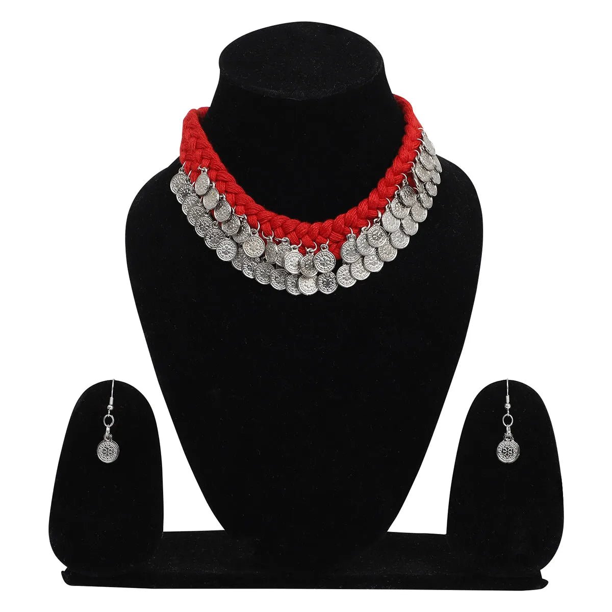 Sikka Silver Bohemian Multi Color Handmade (Choker) HM - NP - KHOJ.CITY