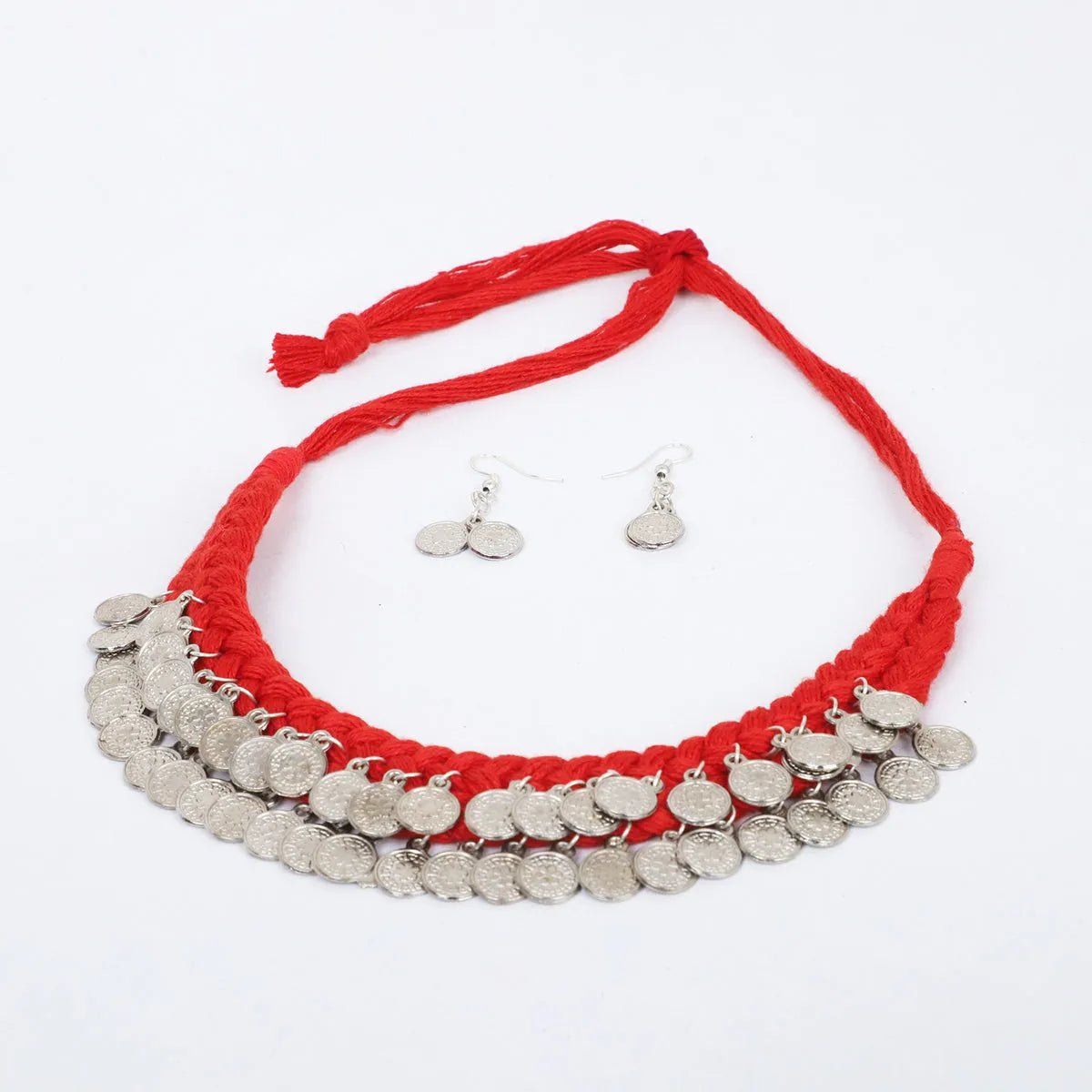 Sikka Silver Bohemian Multi Color Handmade (Choker) HM - NP - KHOJ.CITY