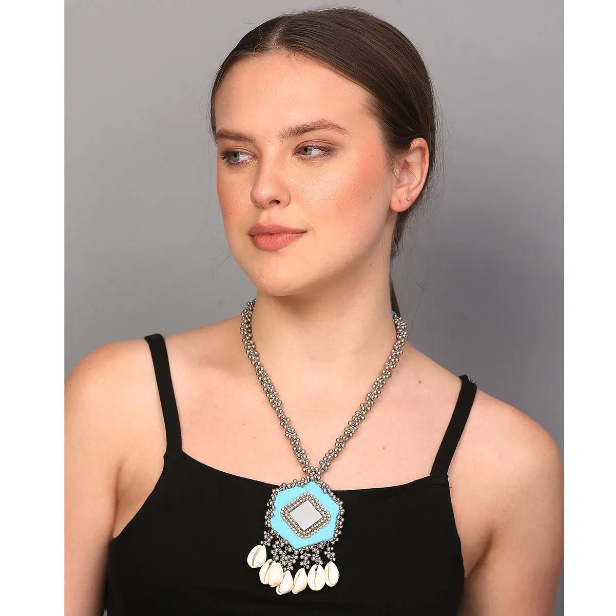 Skye Blue Classic Handmade (Necklace) HM - NP - KHOJ.CITY