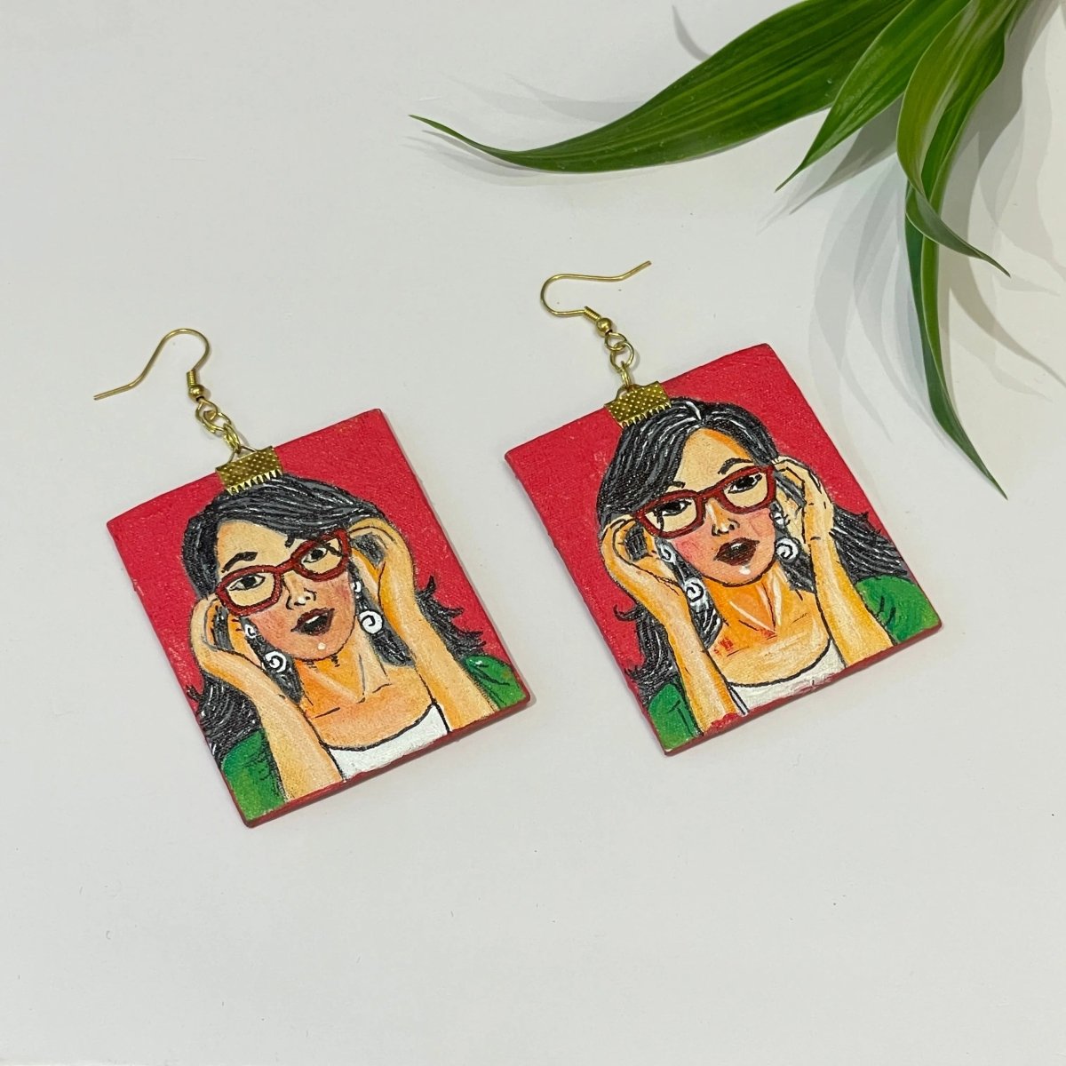 Specs Appeal Urban Naari Bohemian Multi Color Hand Painted Drop (Earrings) HP - ER - 195 - KHOJ.CITY