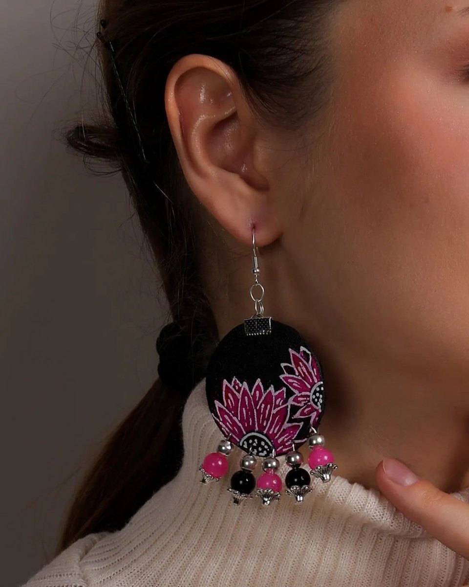 Surajmukhi Classic Multi Color Hand Painted (Necklace Set) HP - NP - 212 - KHOJ.CITY