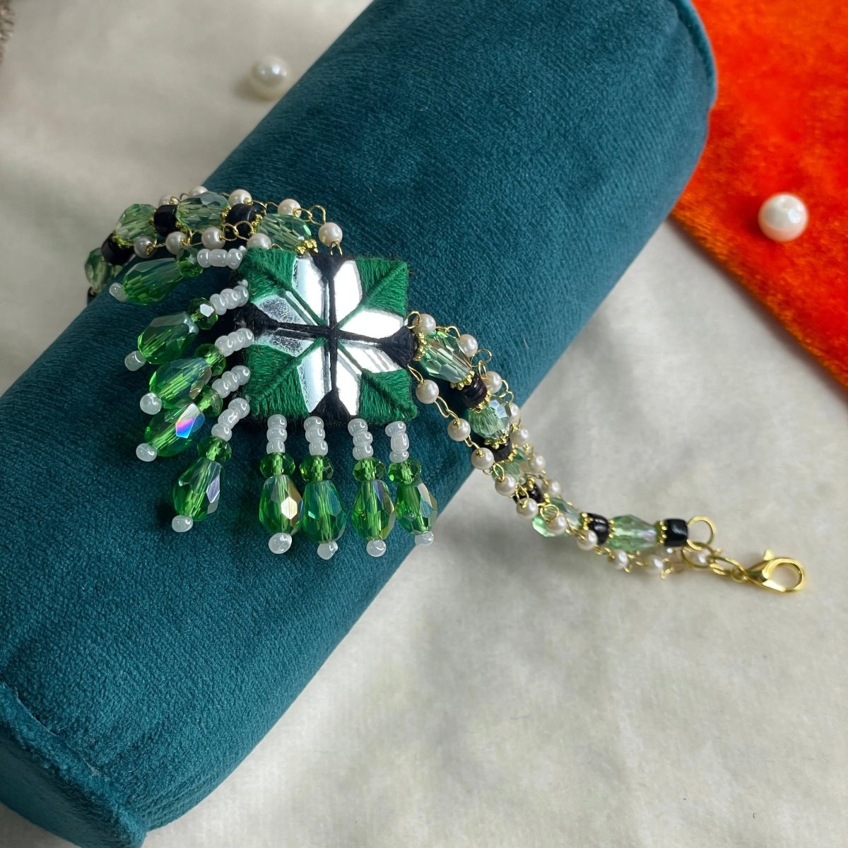 Vajra Traditional Multi Color Handmade (Bracelet) HM - BR - 029 - KHOJ.CITY