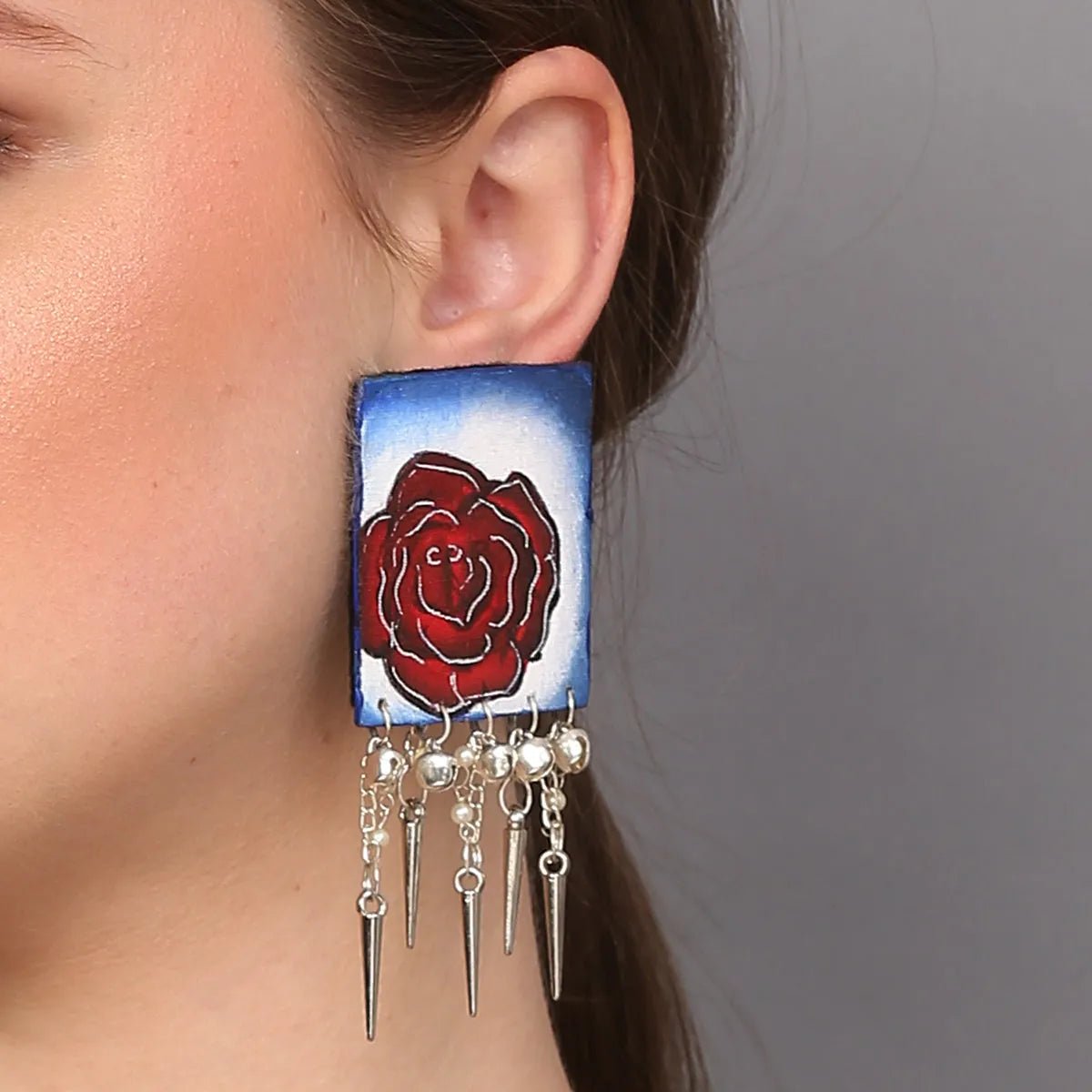 Winky Urban Naari Bohemian Multi Color Handmade Drop (Earrings) HP - ER - KHOJ.CITY