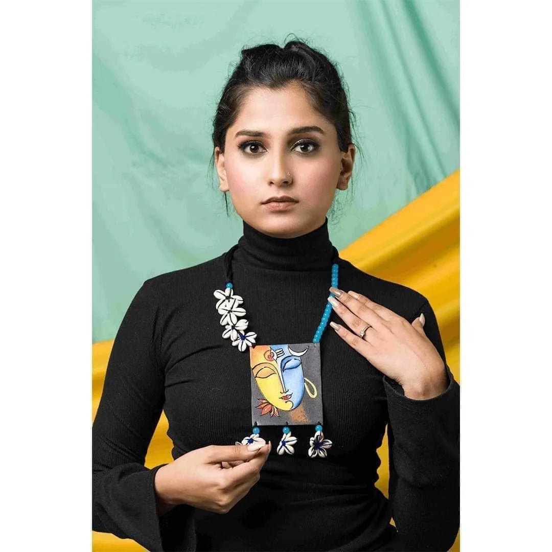 Aarya Traditional Hand Painted (Necklace) HP - NP - 117 - KHOJ.CITY