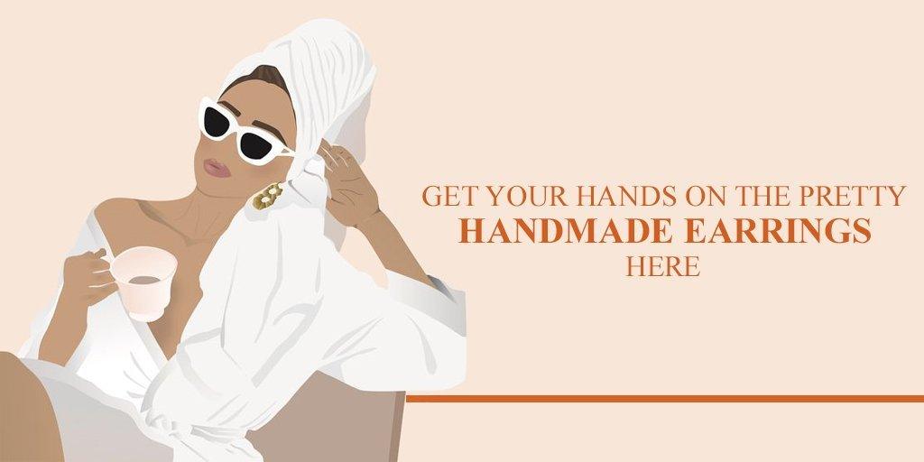 Get Your Hands On The Pretty Handmade Earrings Here - KHOJ.CITY