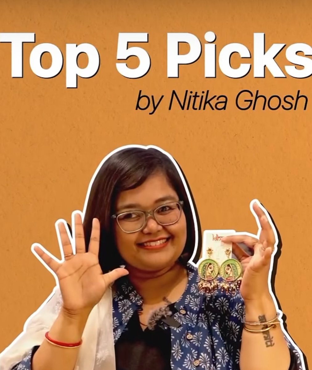 Nitika's Top 5 Picks - Handpainted earrings and necklaces - KHOJ.CITY