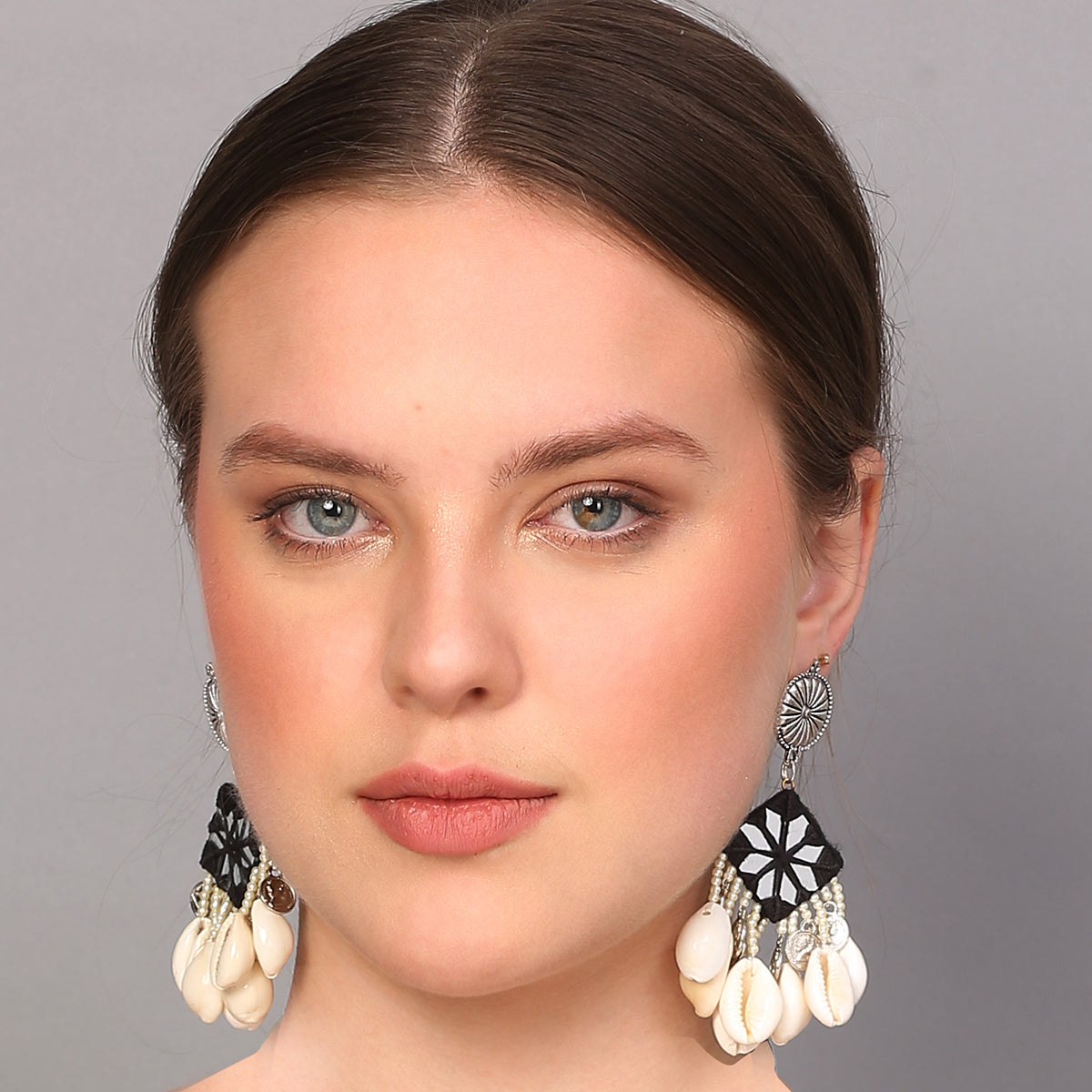 Ebony Multi Color Handmade Drop (Earrings) HM-ER-022