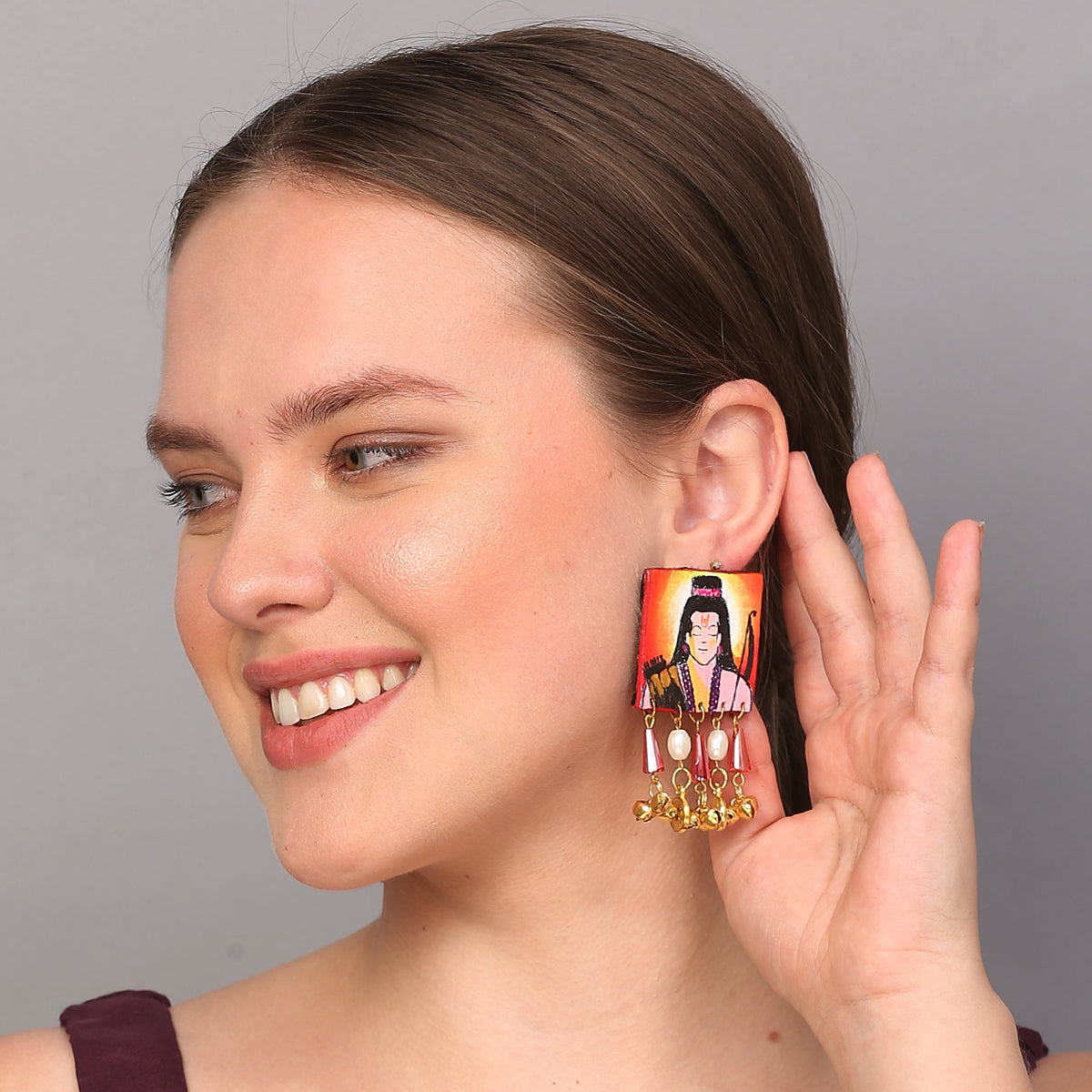 Siya Ram Traditional Multi Color Handmade (Earrings) HP-ER