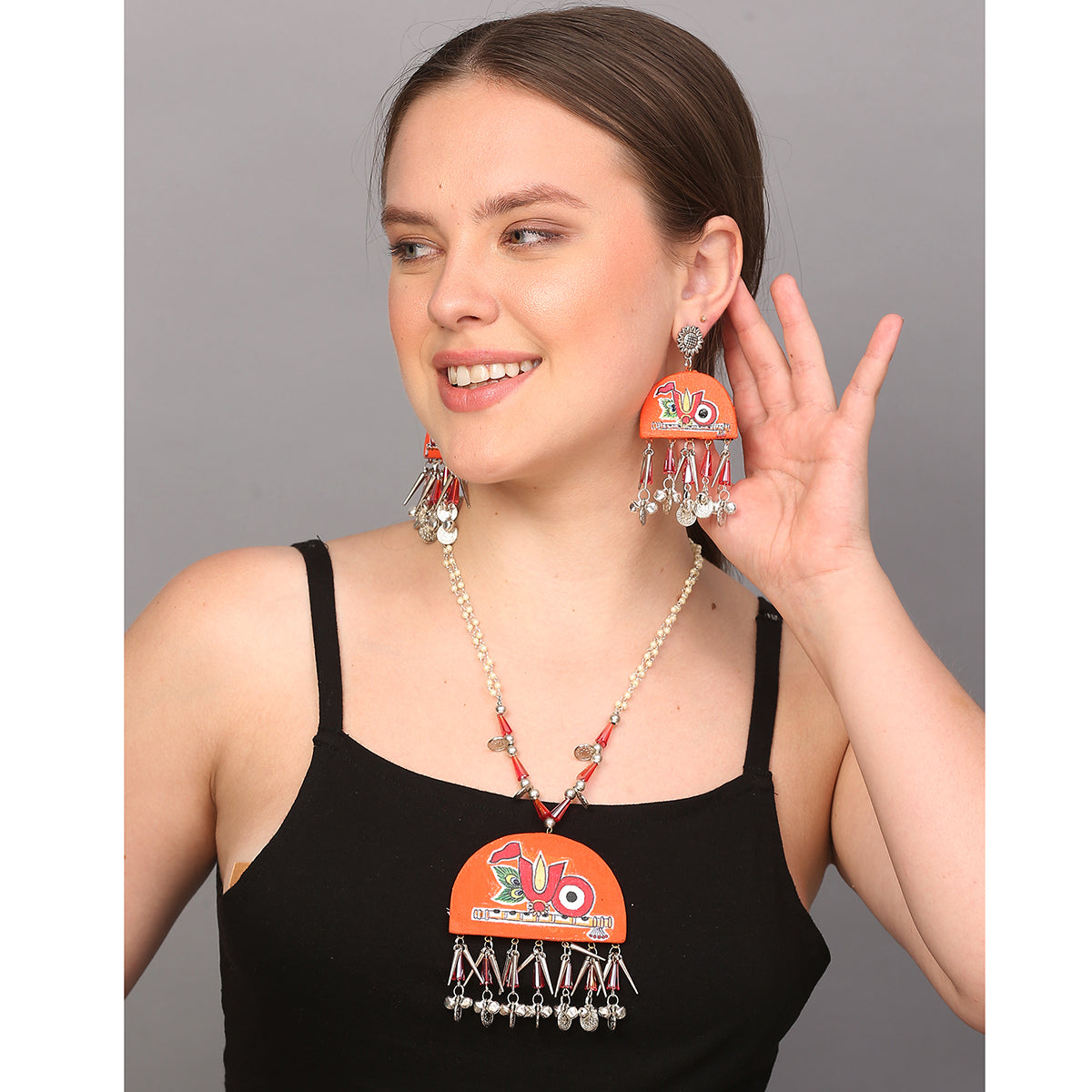 Astra Traditional Multi Color Handmade (Necklace set) HP-NP-