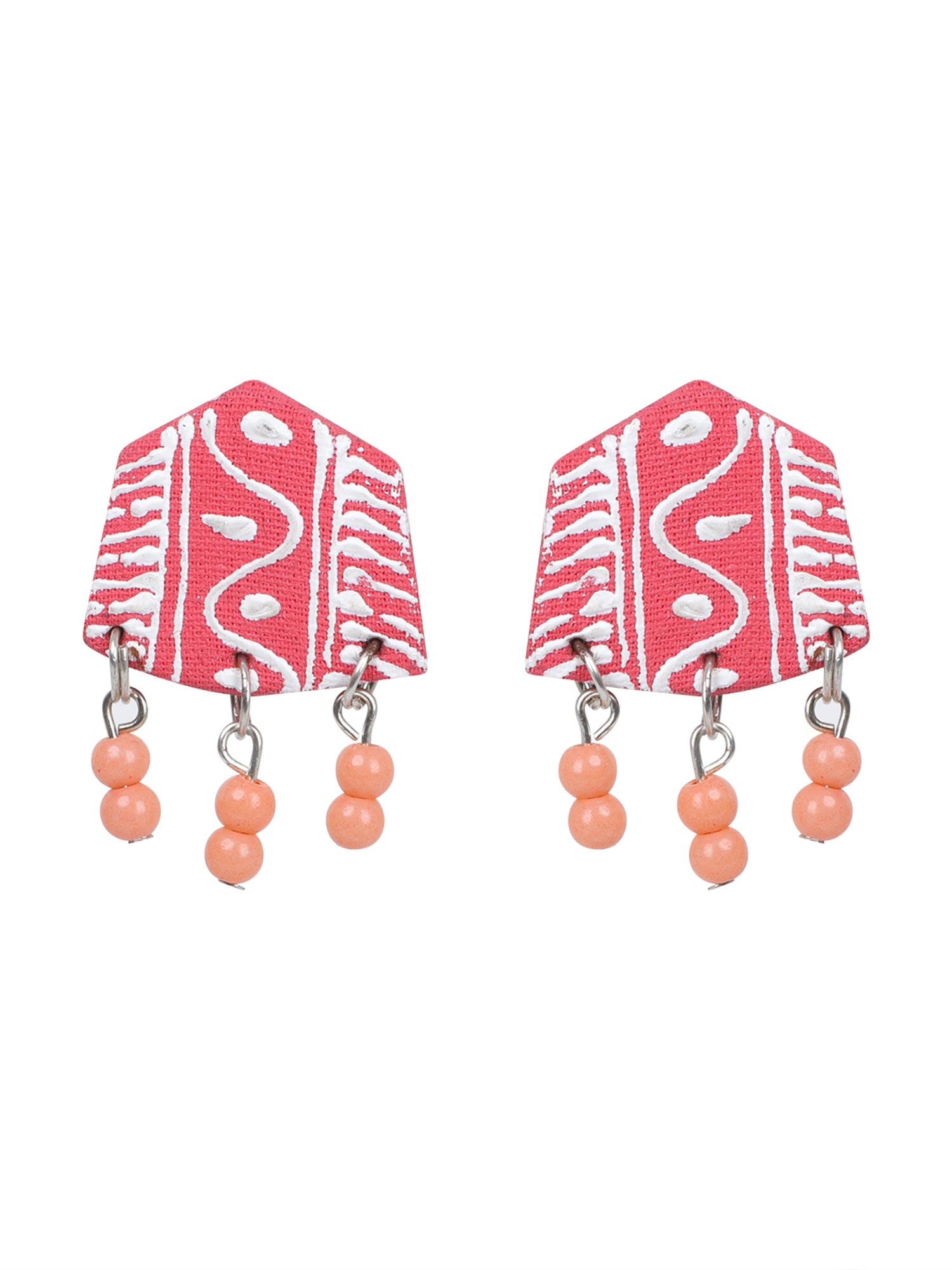 Mini Classic Multi Color Hand Painted Stud (Earrings) HP-ER-229