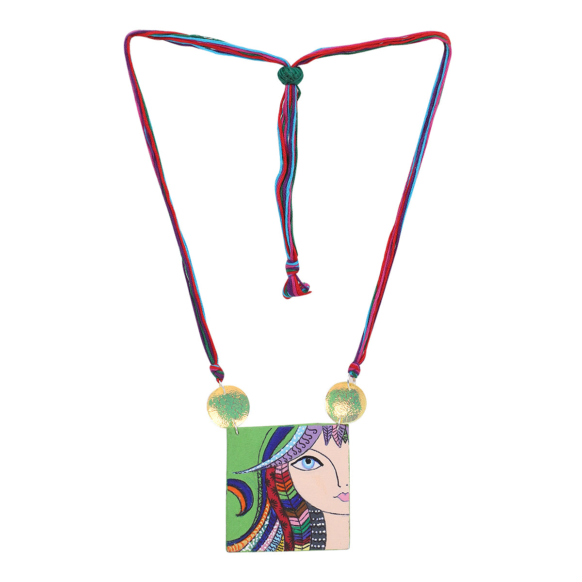 Rangeen Modern Multi Color Handmade (Necklace set) HP-NP