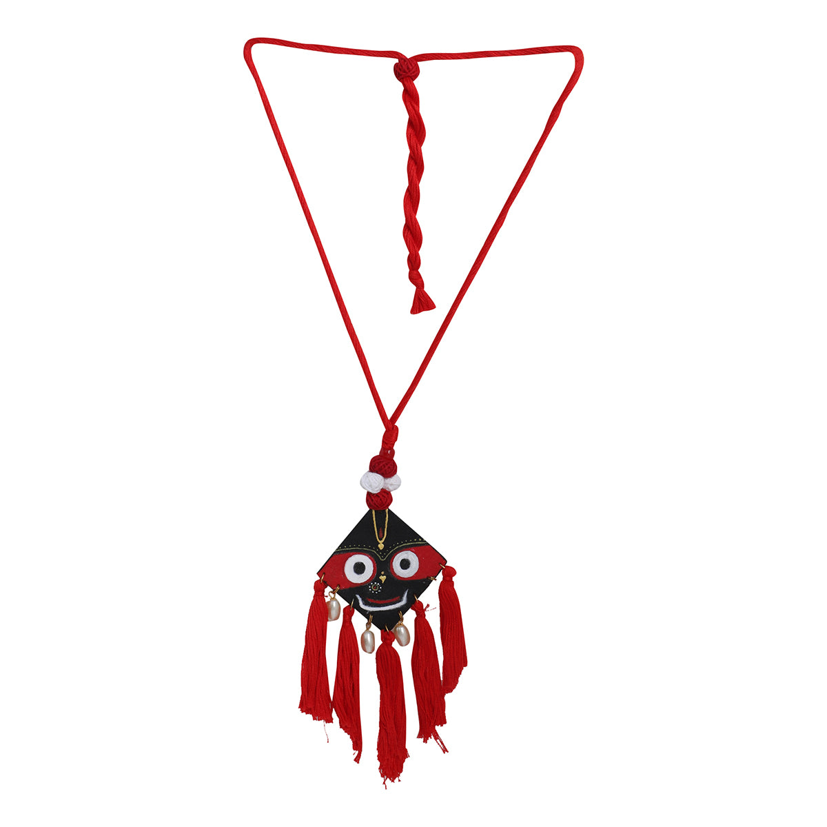 Hari Jagannath Traditional Red Handmade (Necklace set) HP-NP