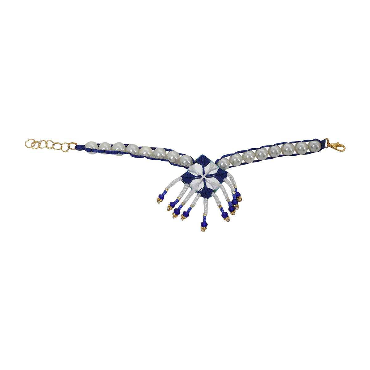 Nivi blue Traditional Multi Color Handmade (Bracelet) HM-BR