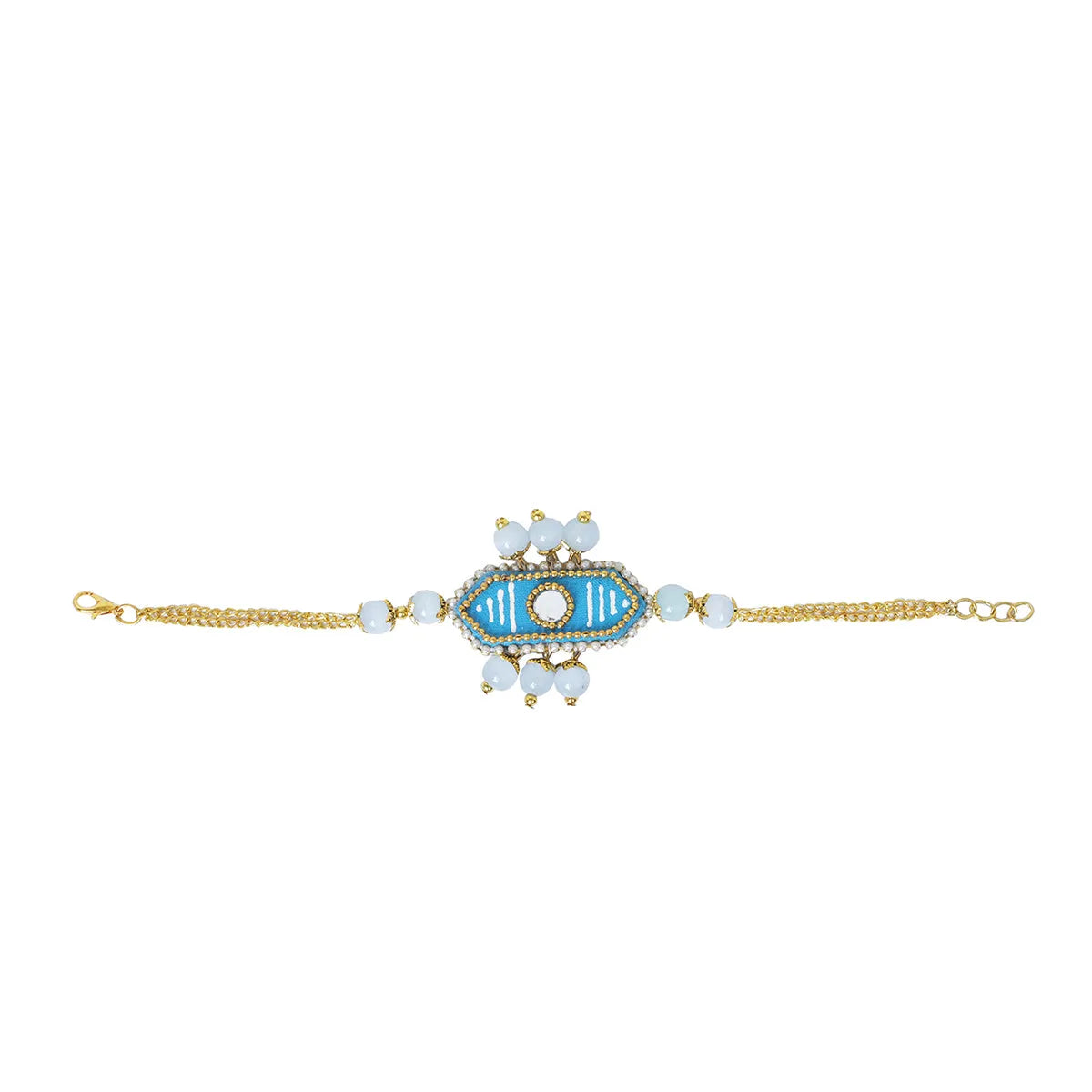 Nalini Blue Classic Hand Painted (Bracelet) HP-BR-