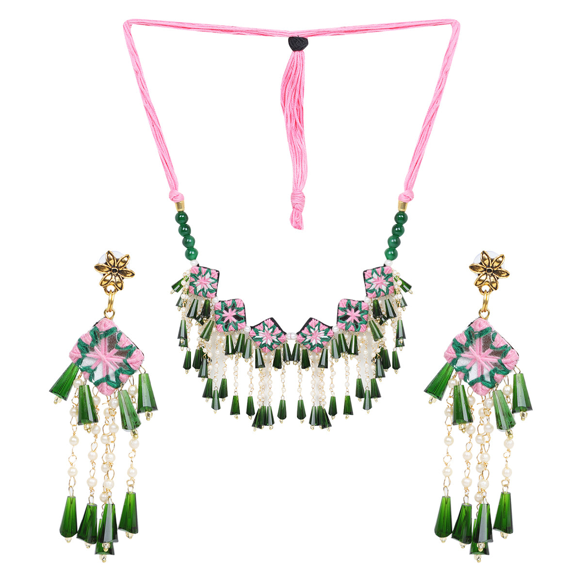 Ekaa Kalaratri Mirror Traditional Multi Color Handmade (Shaadi set)