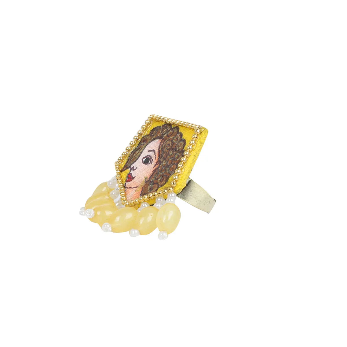 Doll Classic Multi Color Hand Painted (Ring) HP-RG-009