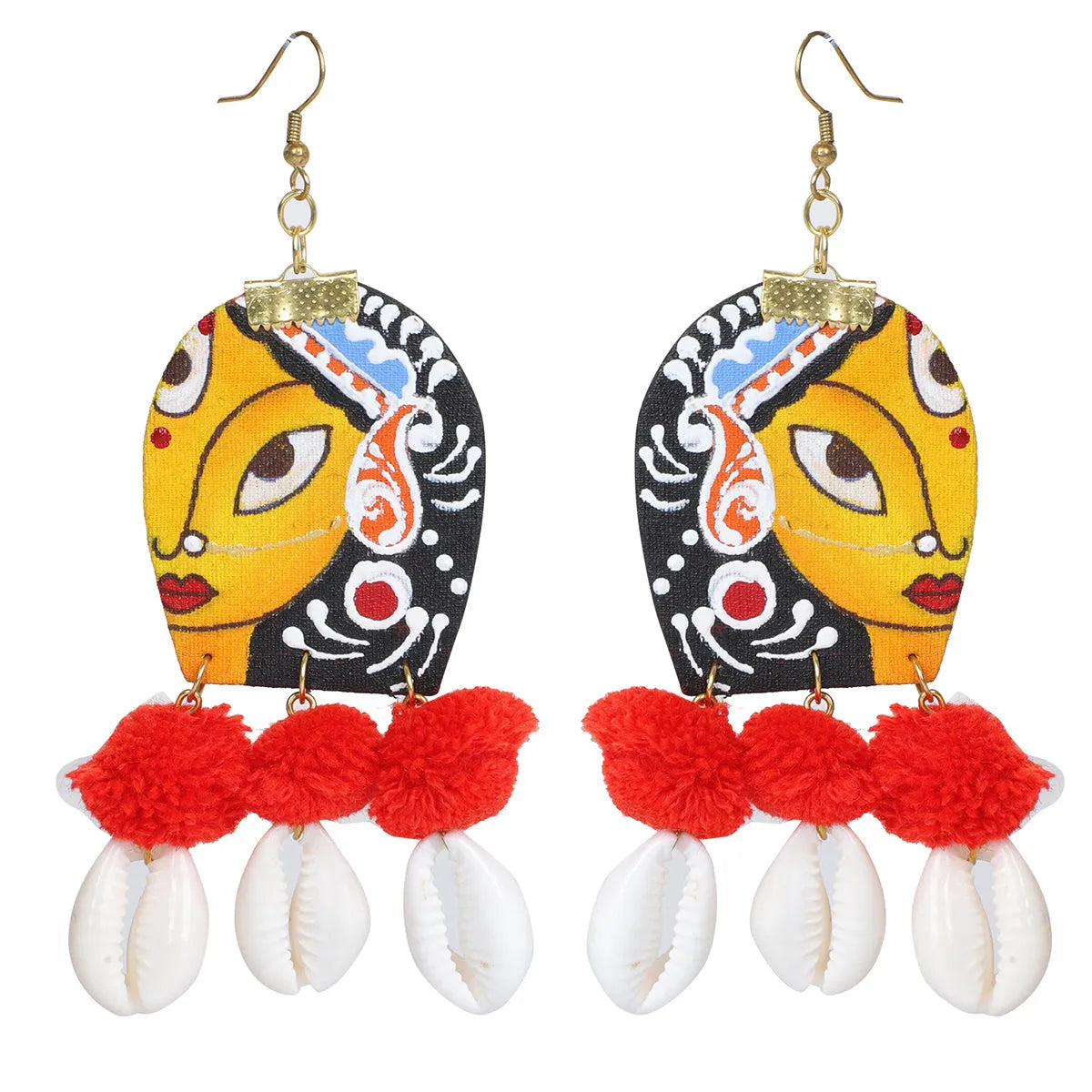Kapalini Durga Classic Multi Color Hand Painted (Necklace set) HP-NP-