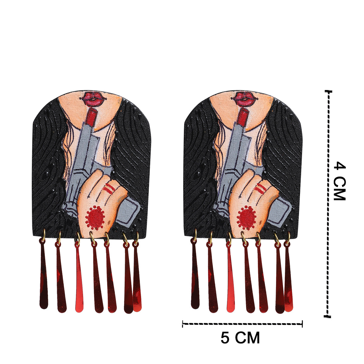 Revolver Rani Urban Naari Bohemian Multi Color Hand Painted (Necklace set) HP-NP