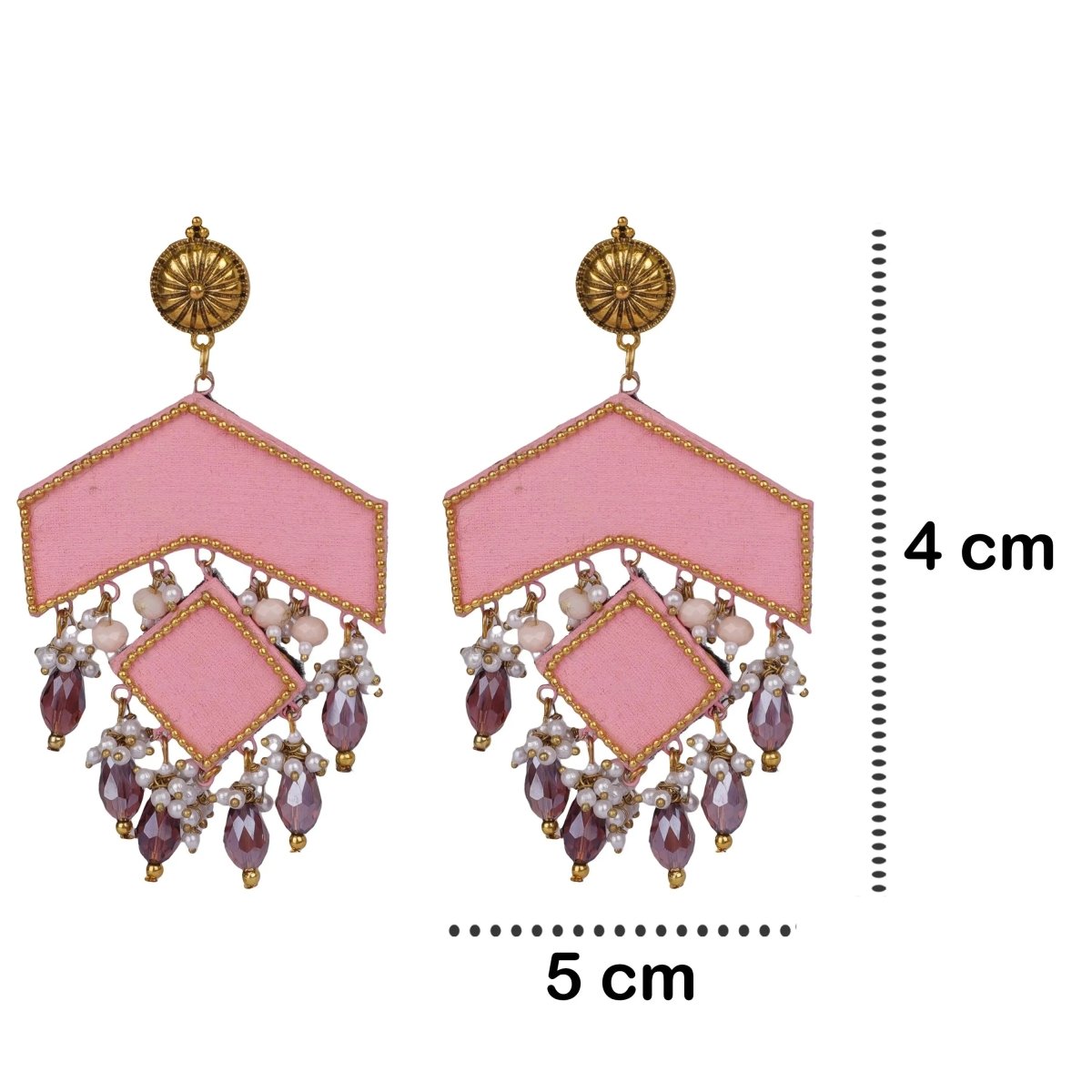 Amant Bohemian Multi Color Hand Painted (Necklace Set) HP - NP - 170 - KHOJ.CITY