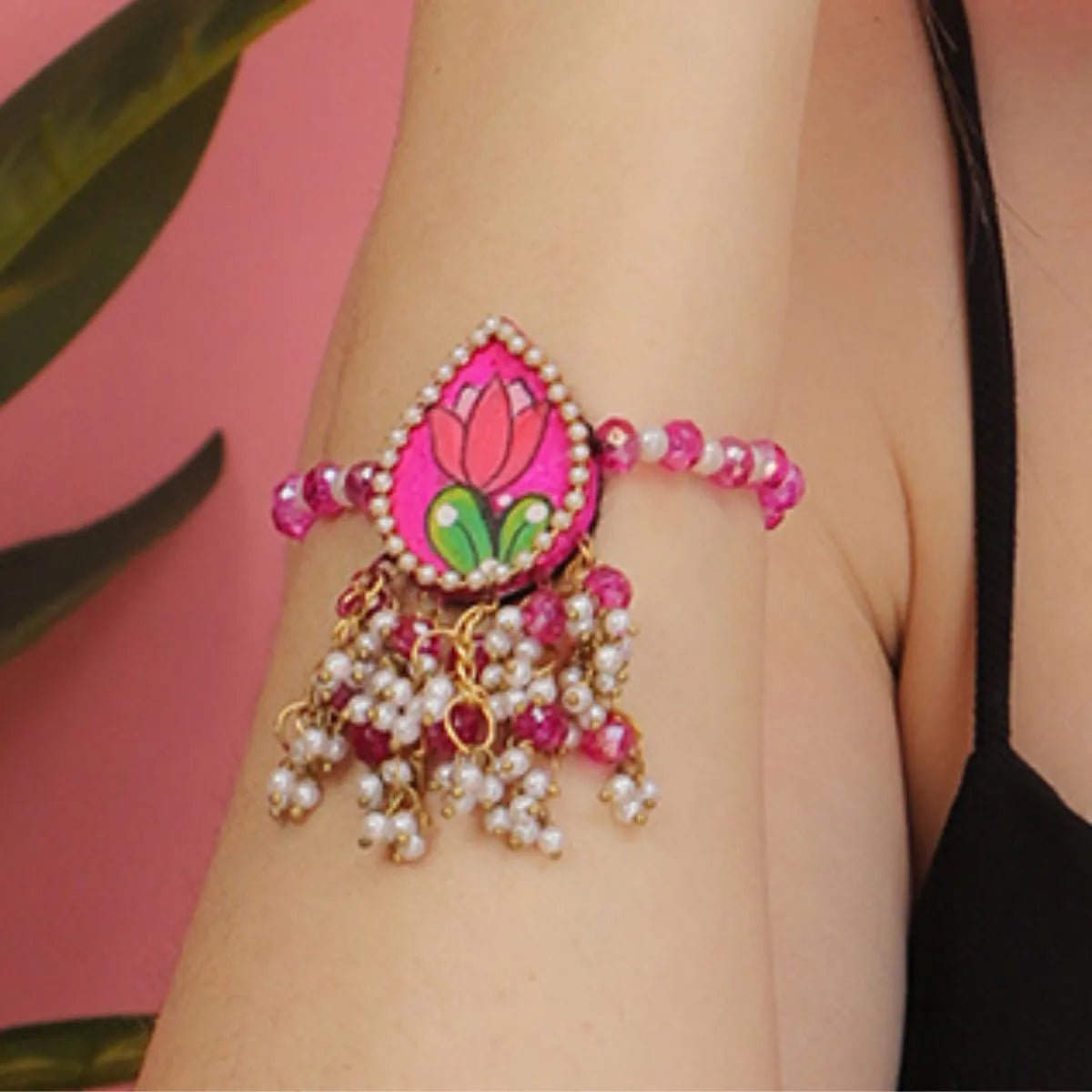 Amelia Traditional Multi Color Hand Painted (Bracelet) HP - BR - KHOJ.CITY