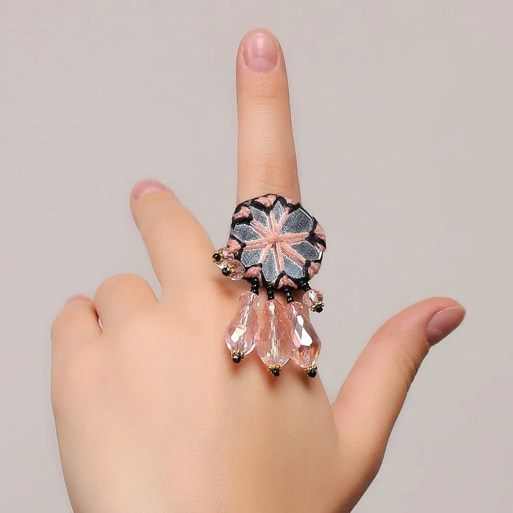 Anvi Classic Multi Color Handmade (Ring) HM - RG - 002 - KHOJ.CITY