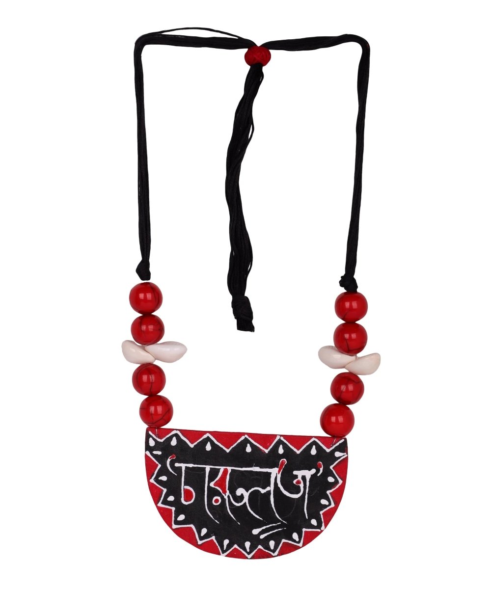 Charulata Classic Multi Color Hand Painted (Necklace) HP - NP - 026 - KHOJ.CITY