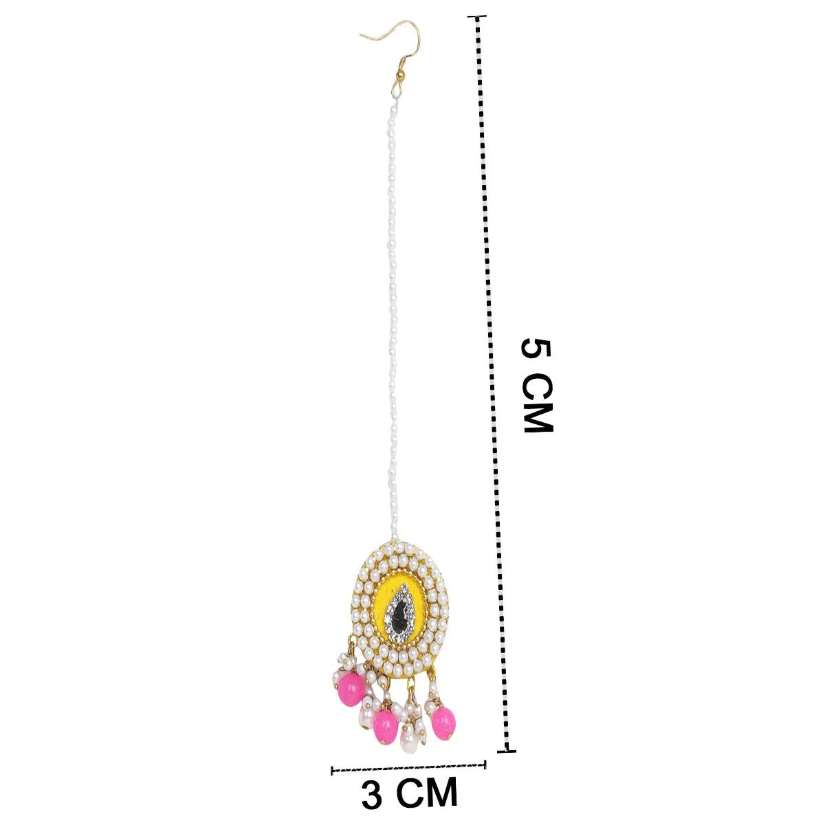 Diya Classic Multi Color Handmade Bridal Jewelry (Shaadi Set) - 002 - KHOJ.CITY